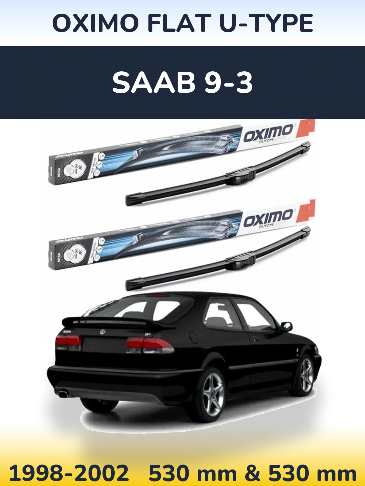 Torkarblad Oximo Flat U-type för SAAB 9-3