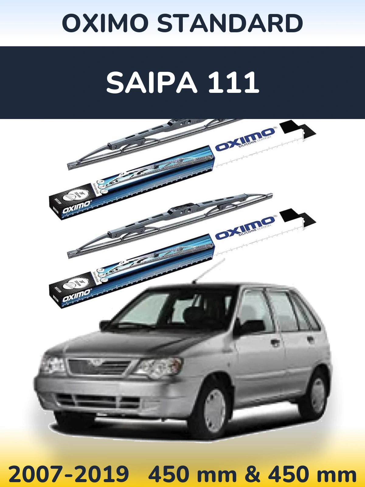 Torkarblad Oximo Standard för Saipa 111