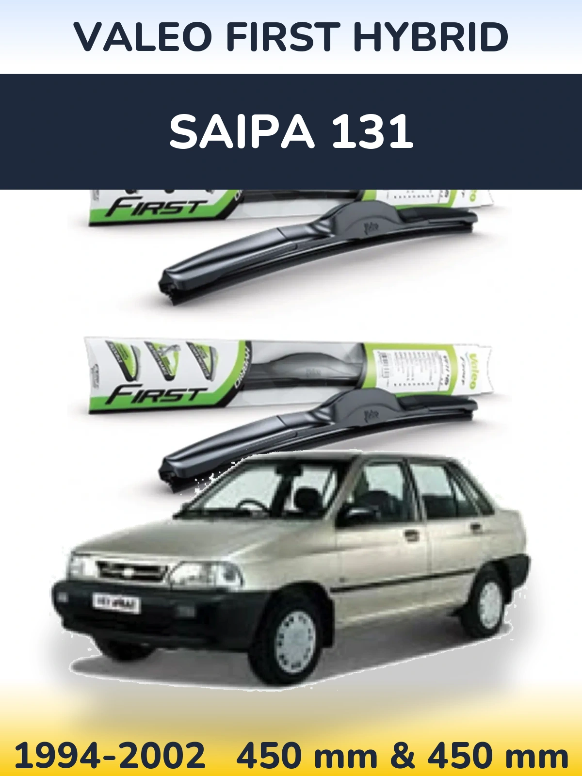Torkarblad Valeo First Hybrid för Saipa 131