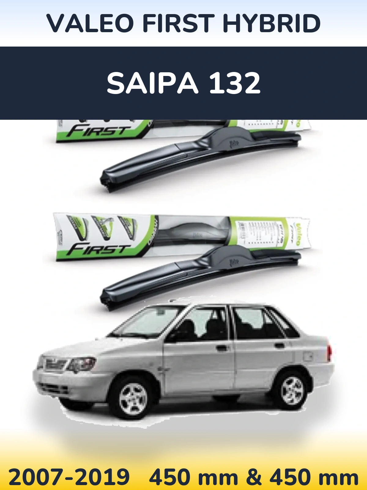 Torkarblad Valeo First Hybrid för Saipa 132