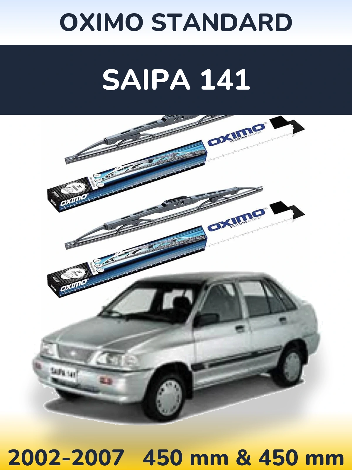 Torkarblad Oximo Standard för Saipa 141