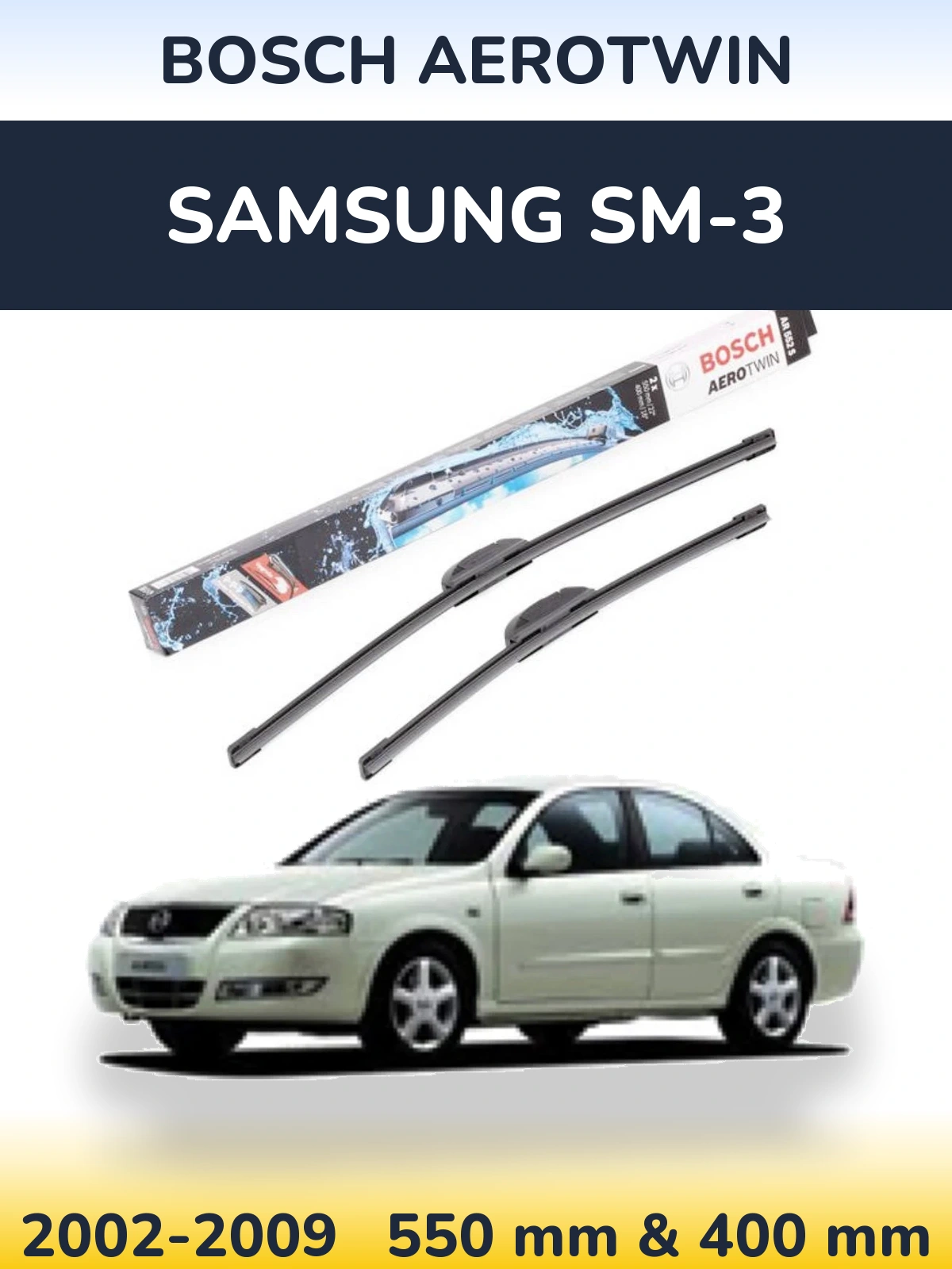 Torkarblad BOSCH AeroTwin för Samsung SM-3
