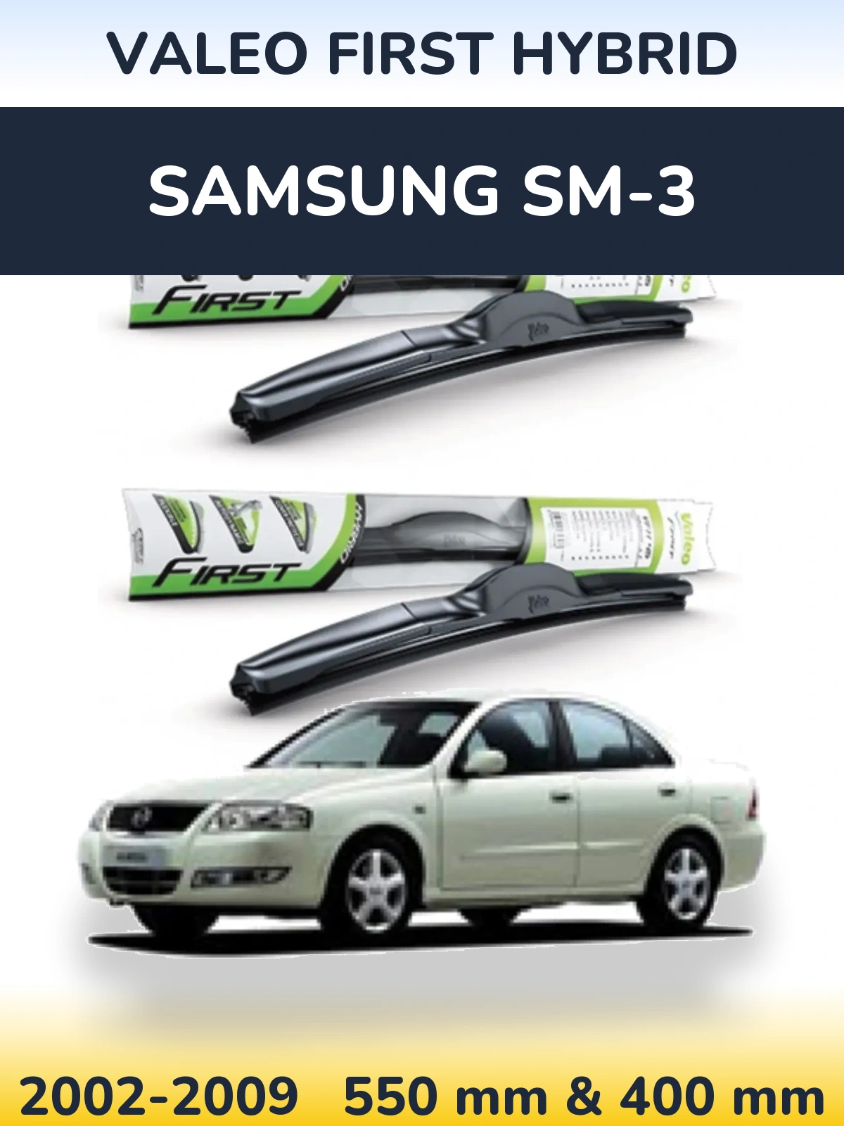 Torkarblad Valeo First Hybrid för Samsung SM-3