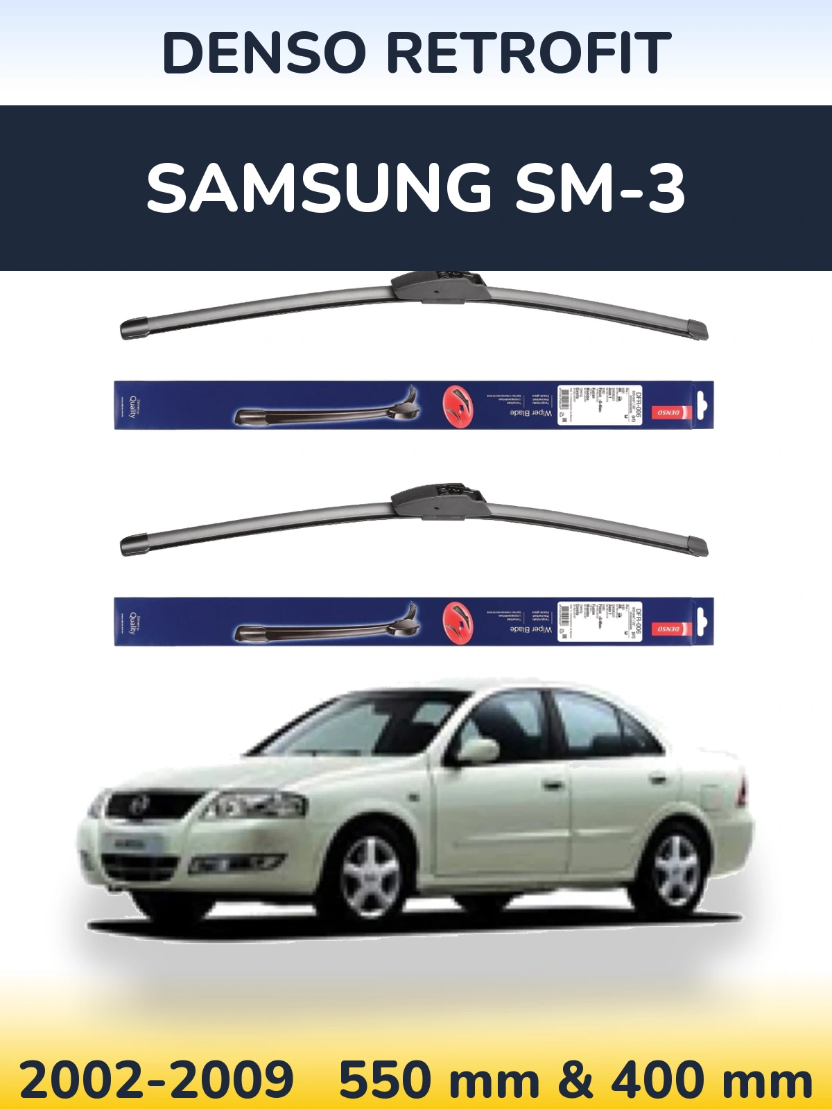 Torkarblad Denso Retrofit för Samsung SM-3