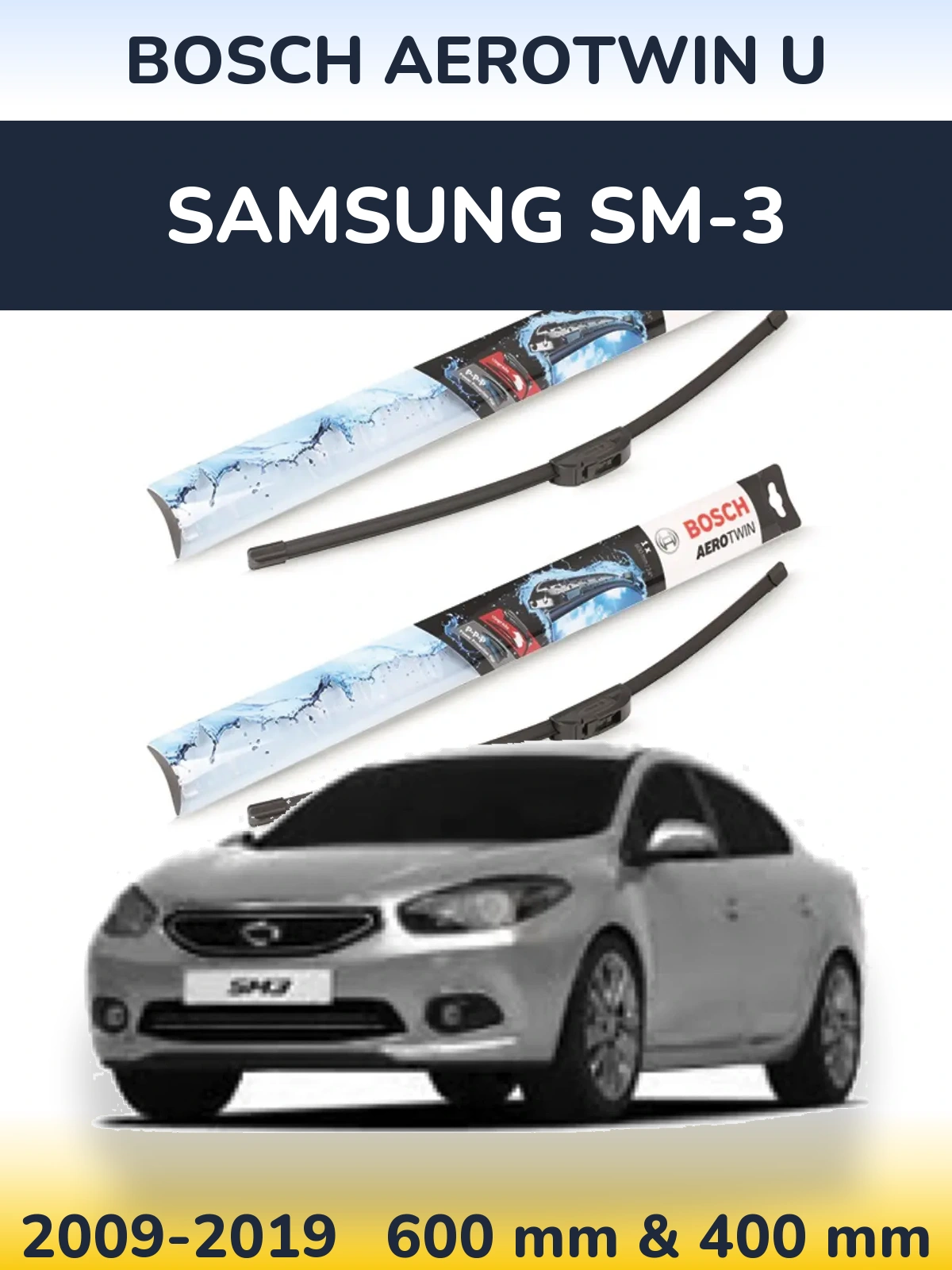 Torkarblad BOSCH AeroTwin U för Samsung SM-3