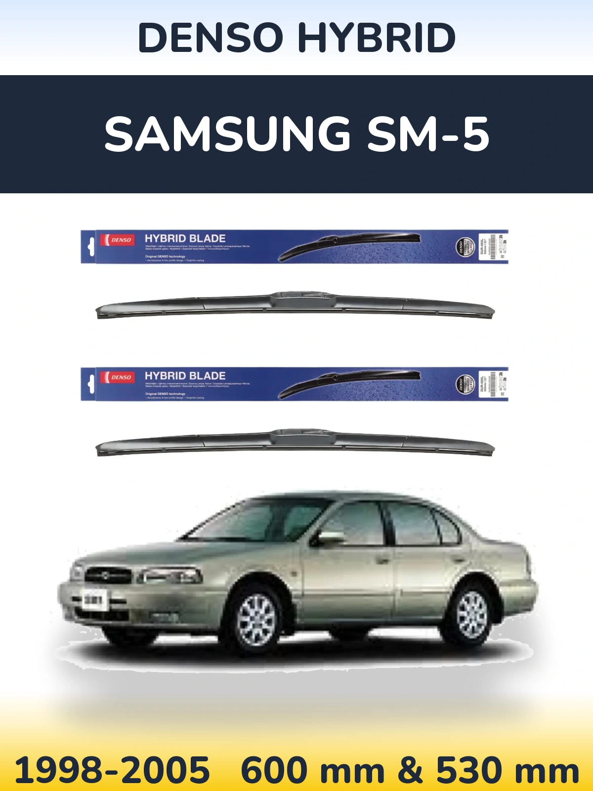 Torkarblad Denso Hybrid för Samsung SM-5