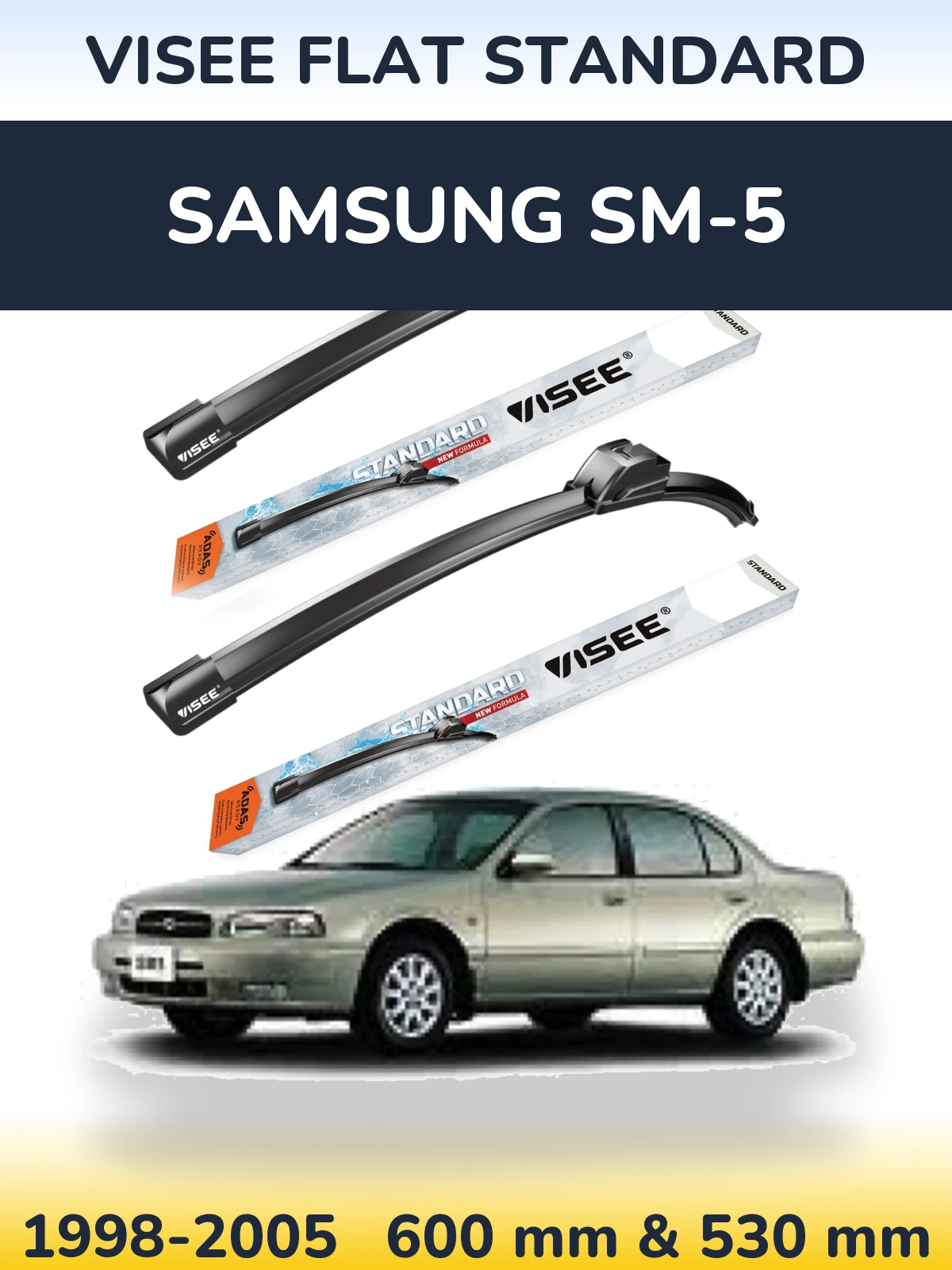 Torkarblad VISEE FLAT STANDARD för Samsung SM-5