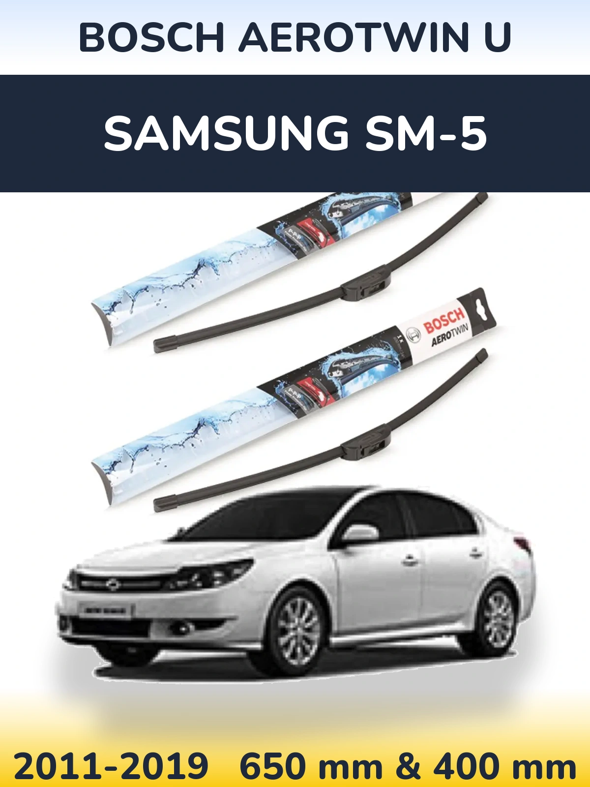 Torkarblad BOSCH AeroTwin U för Samsung SM-5