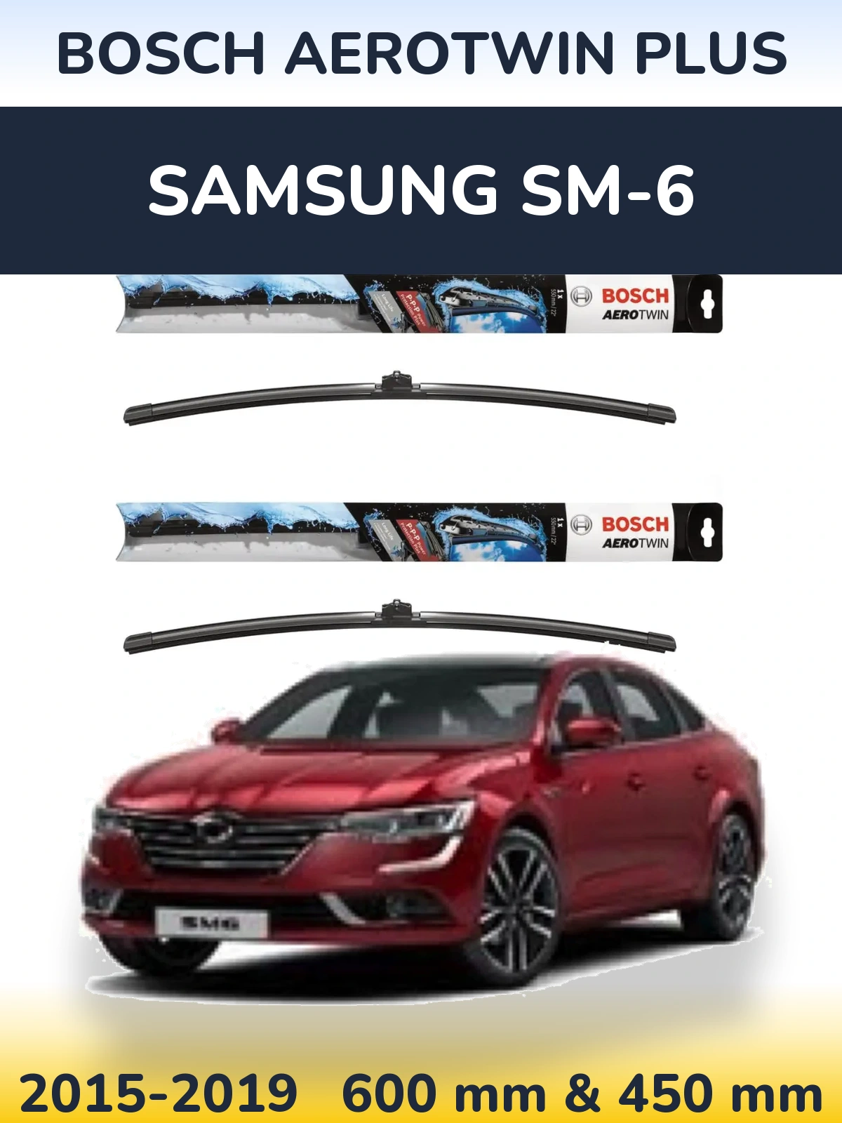 Torkarblad BOSCH AeroTwin Plus för Samsung SM-6