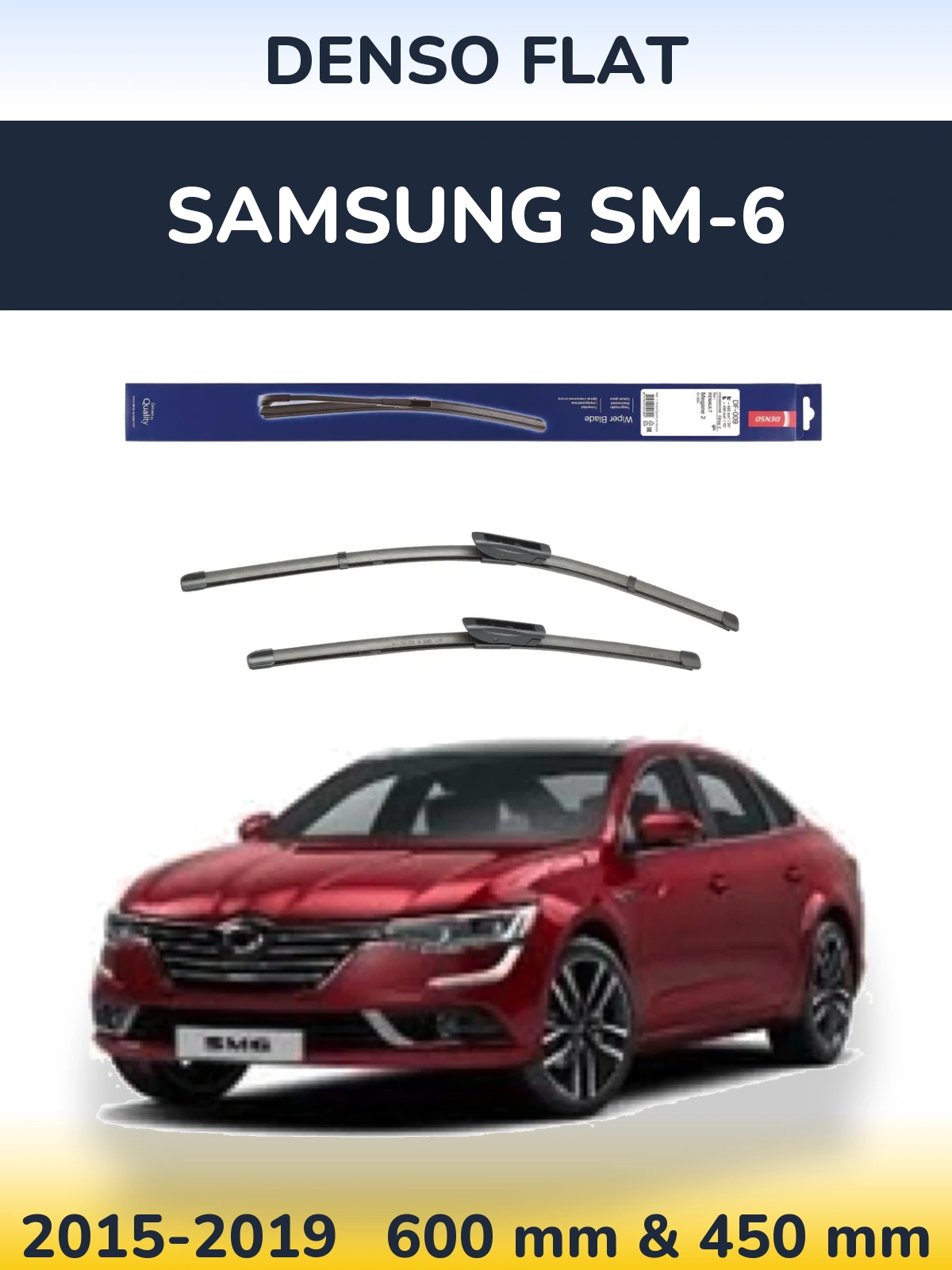 Torkarblad Denso Flat för Samsung SM-6
