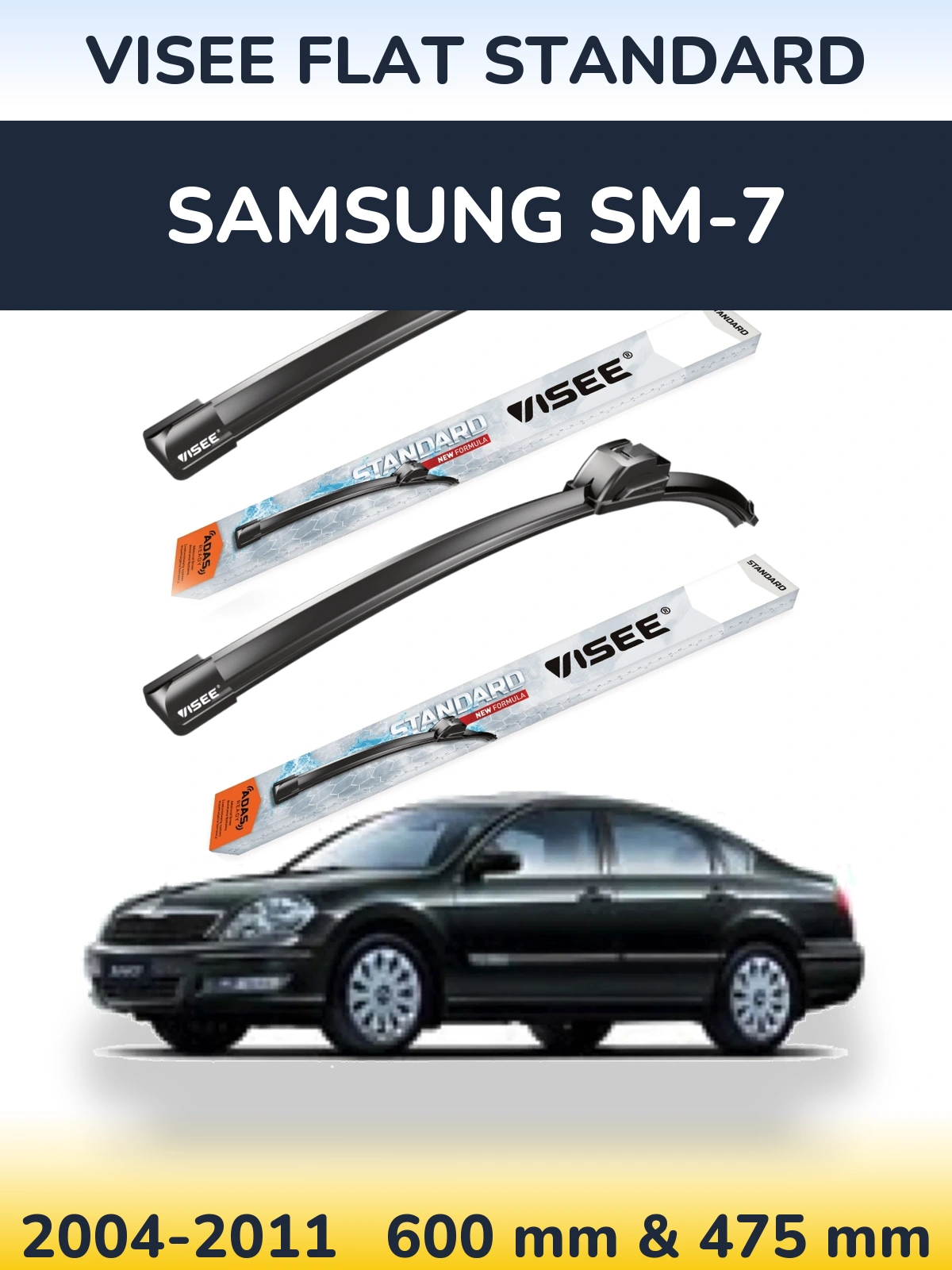 Torkarblad VISEE FLAT STANDARD för Samsung SM-7