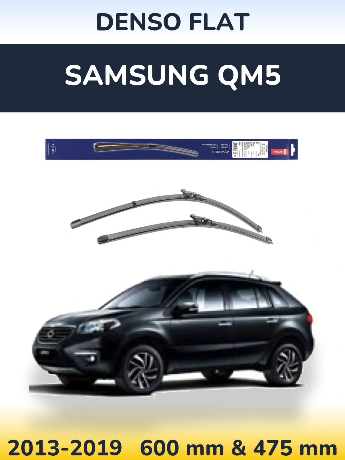 Torkarblad Denso Flat för Samsung QM5