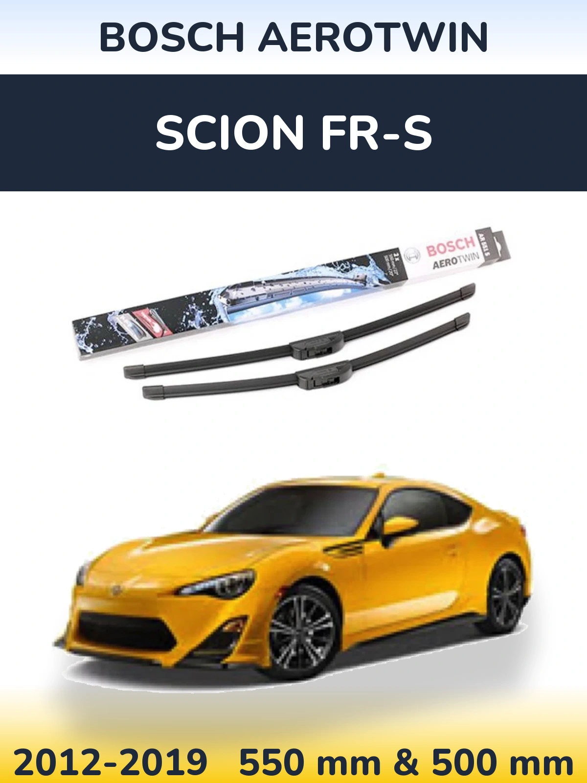 Torkarblad BOSCH AeroTwin för Scion FR-S