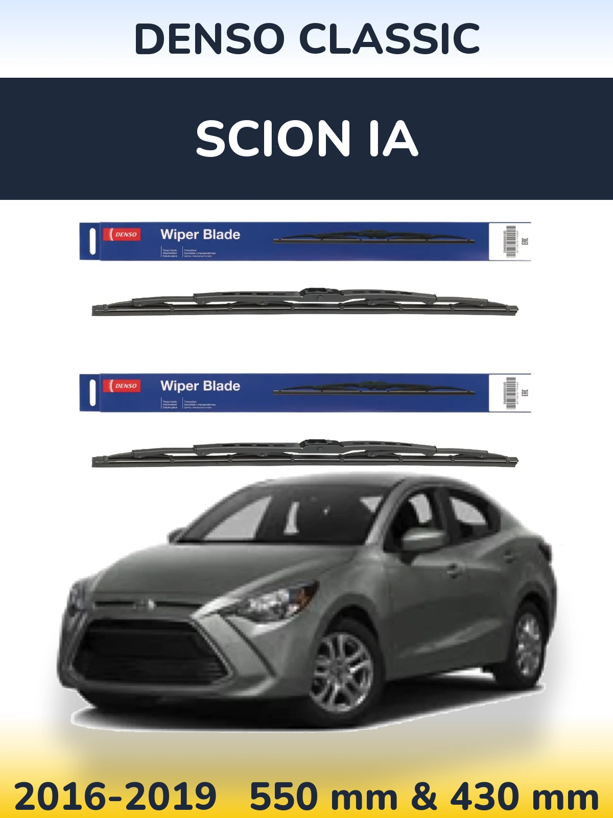 Torkarblad Denso Classic för Scion iA