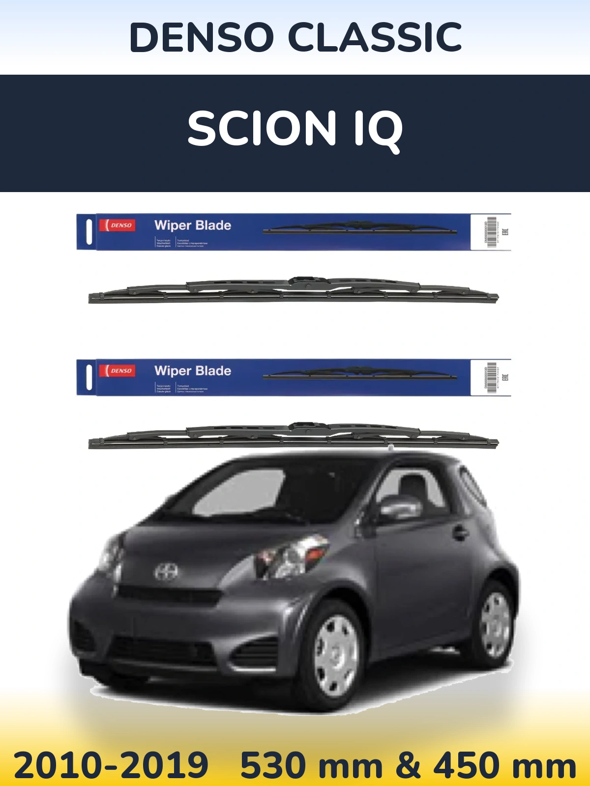 Torkarblad Denso Classic för Scion iQ