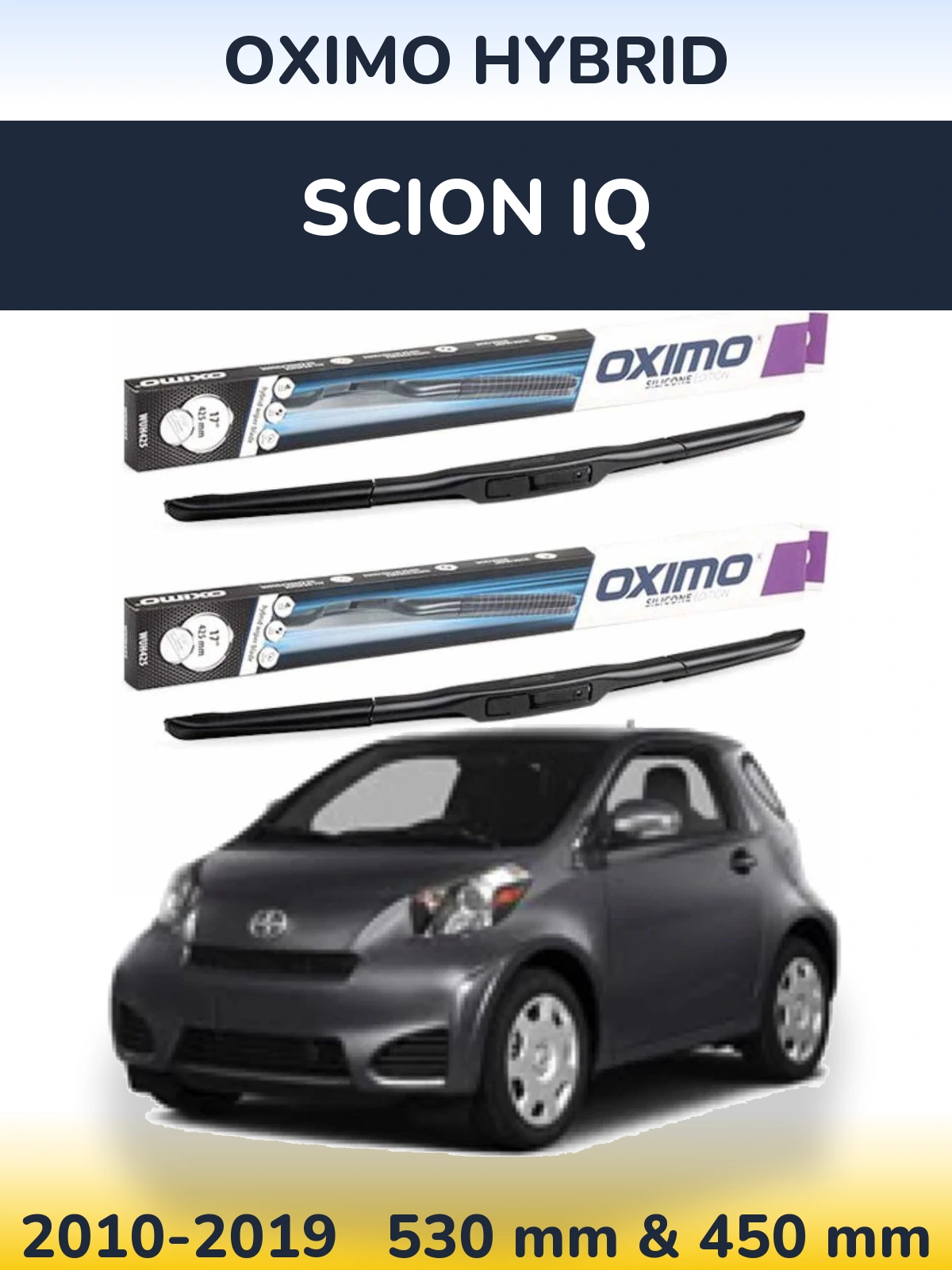 Torkarblad Oximo Hybrid för Scion iQ