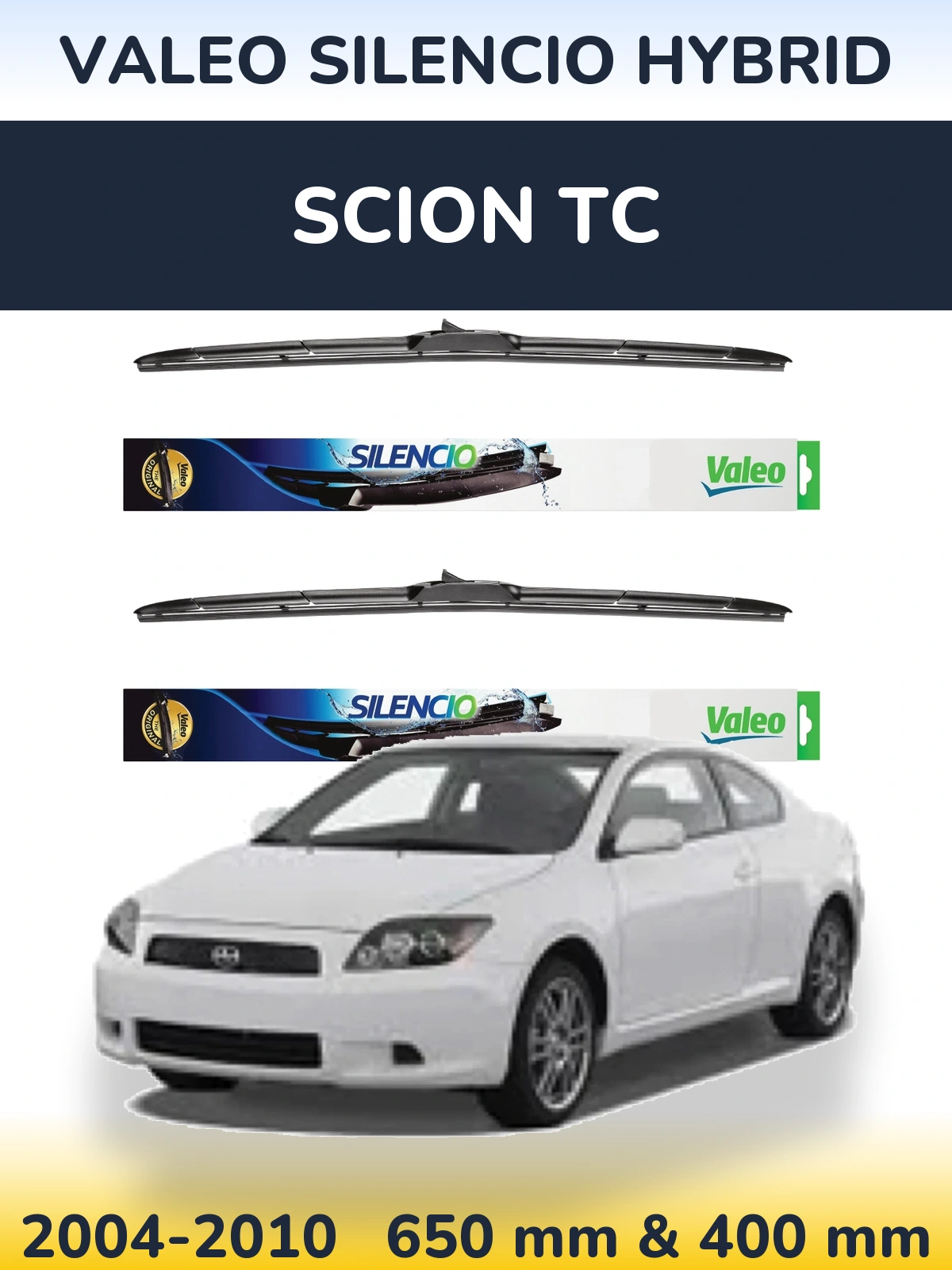 Torkarblad Valeo Silencio Hybrid för Scion tC