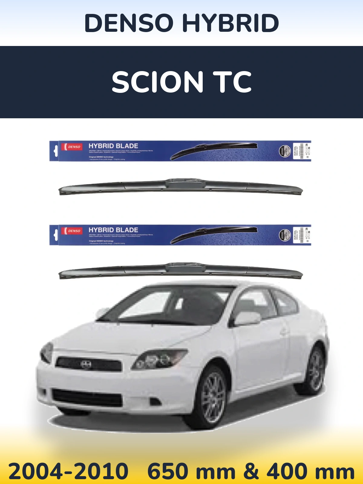 Torkarblad Denso Hybrid för Scion tC