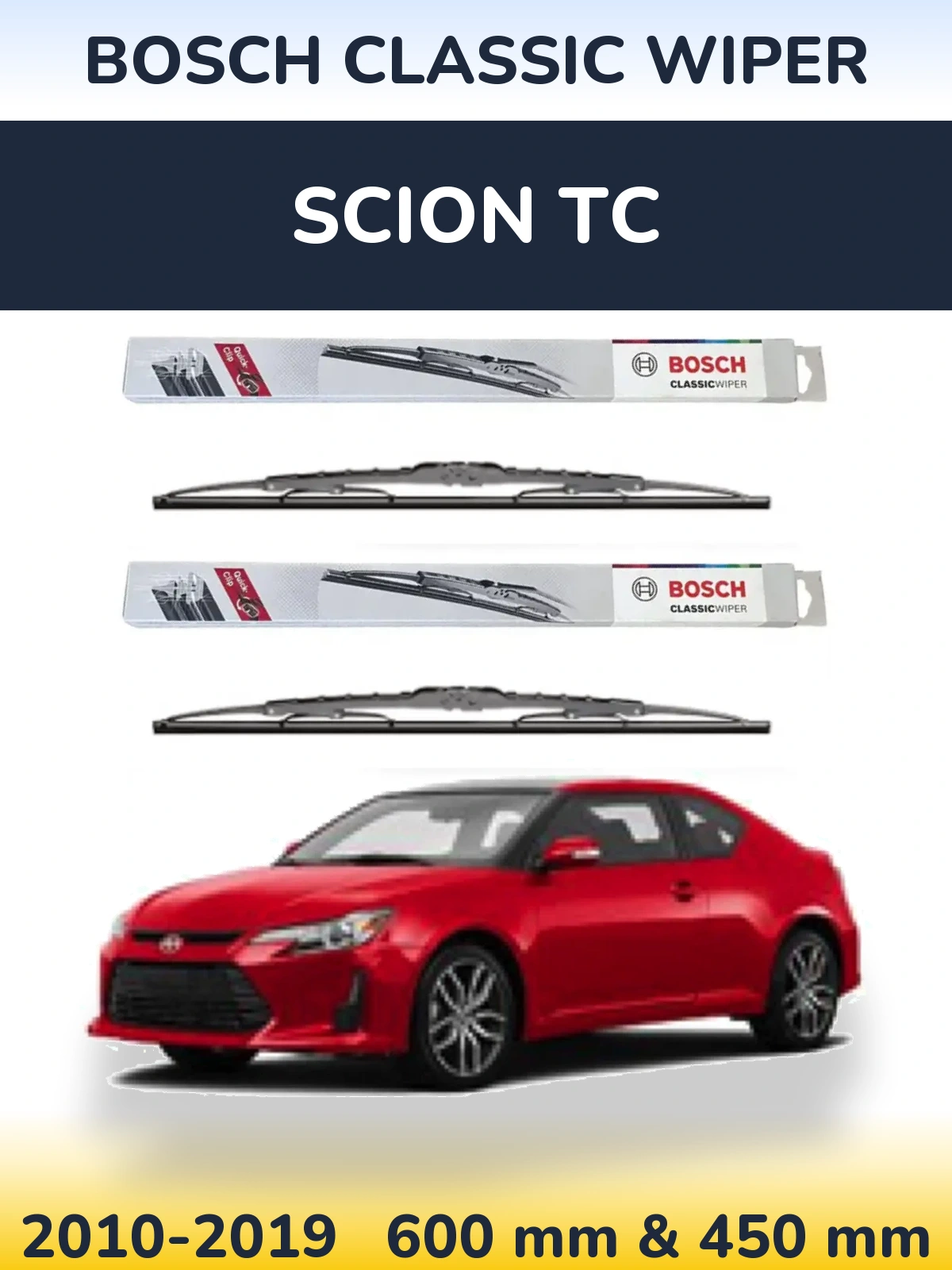 Torkarblad BOSCH Classic Wiper för Scion tC