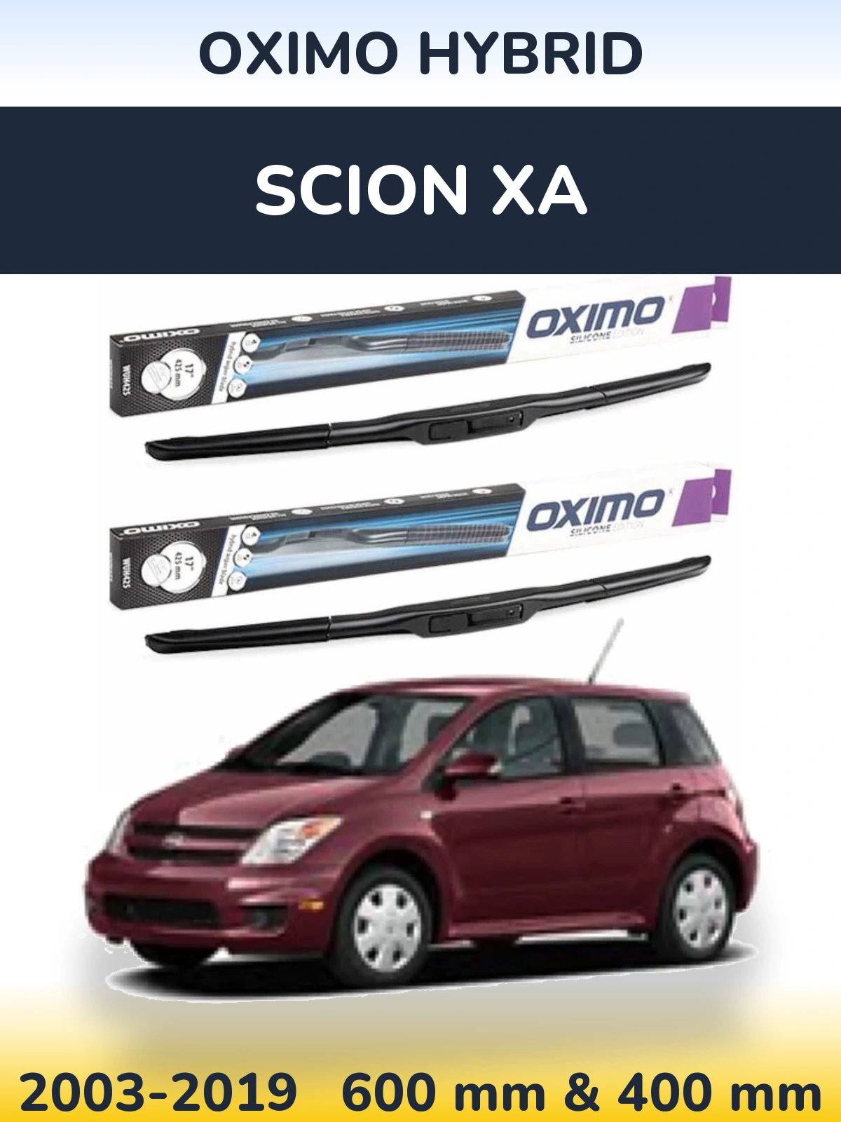 Torkarblad Oximo Hybrid för Scion xA