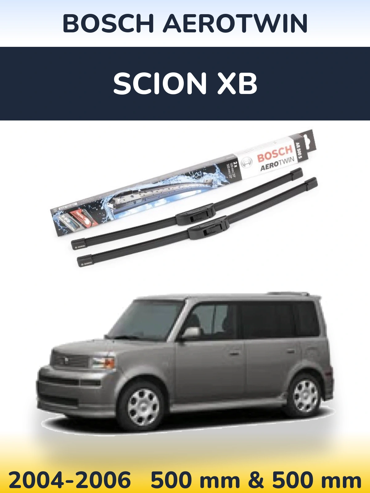 Torkarblad BOSCH AeroTwin för Scion xB