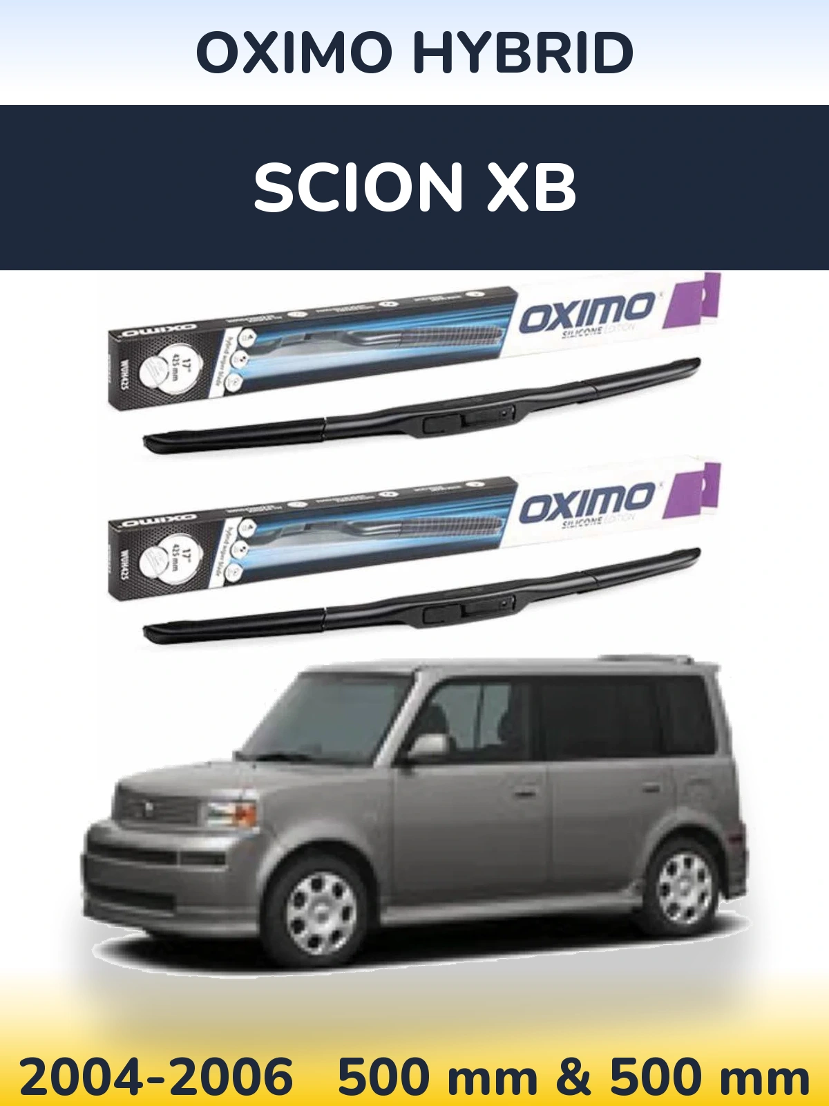 Torkarblad Oximo Hybrid för Scion xB