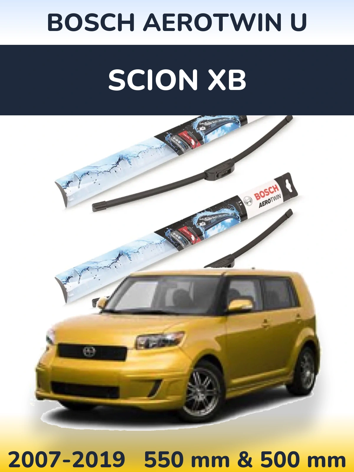 Torkarblad BOSCH AeroTwin U för Scion xB