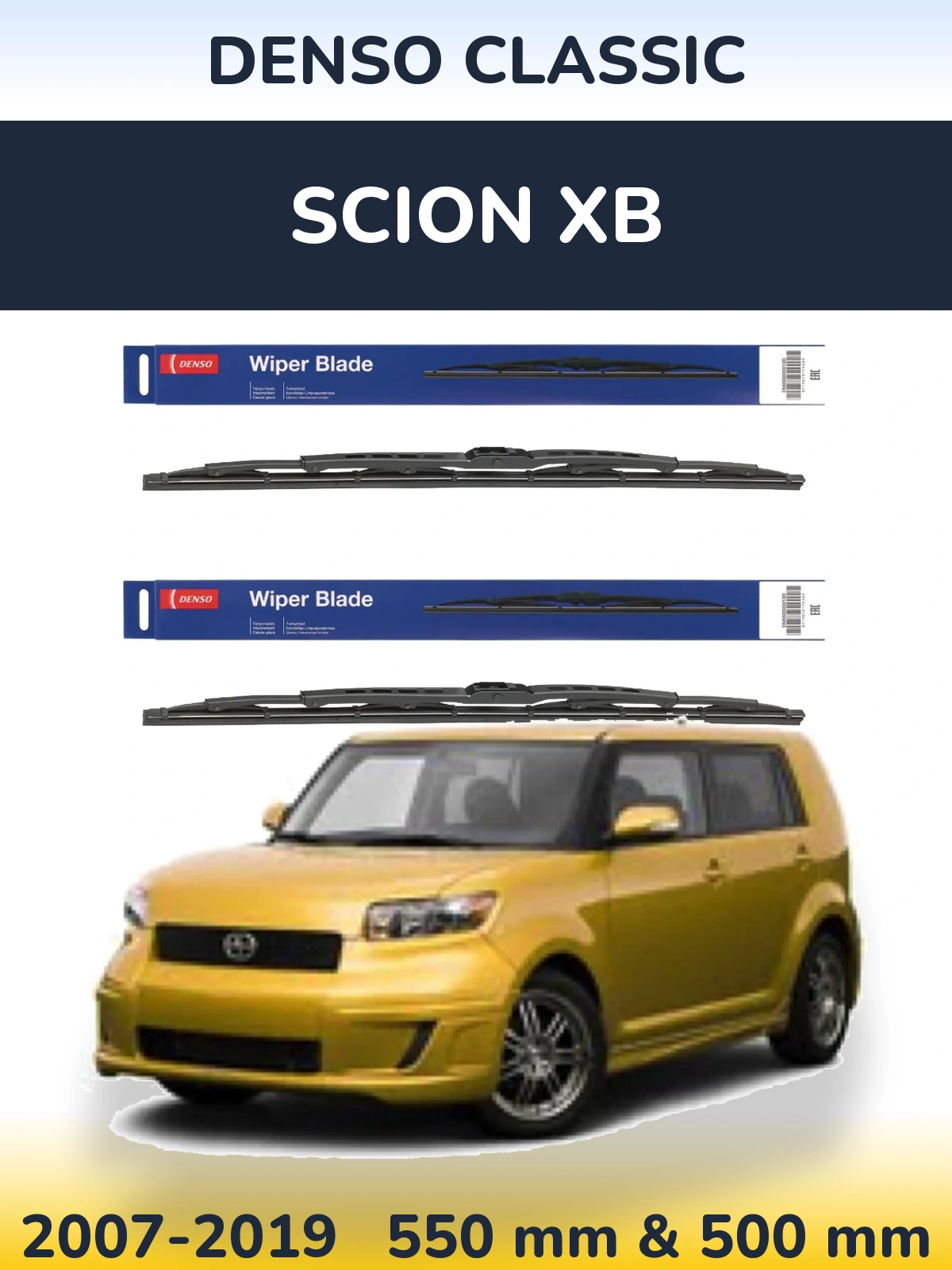Torkarblad Denso Classic för Scion xB