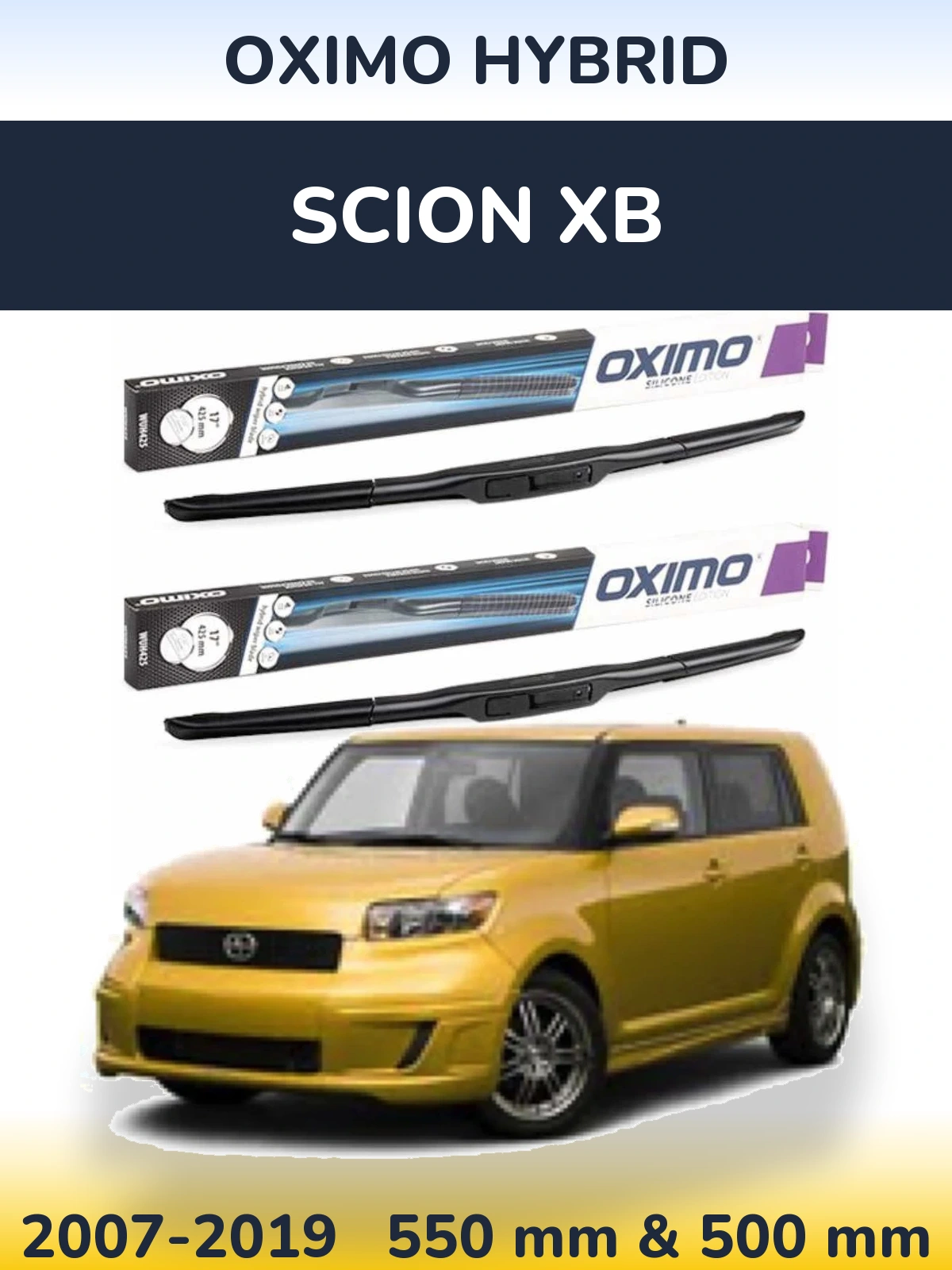 Torkarblad Oximo Hybrid för Scion xB