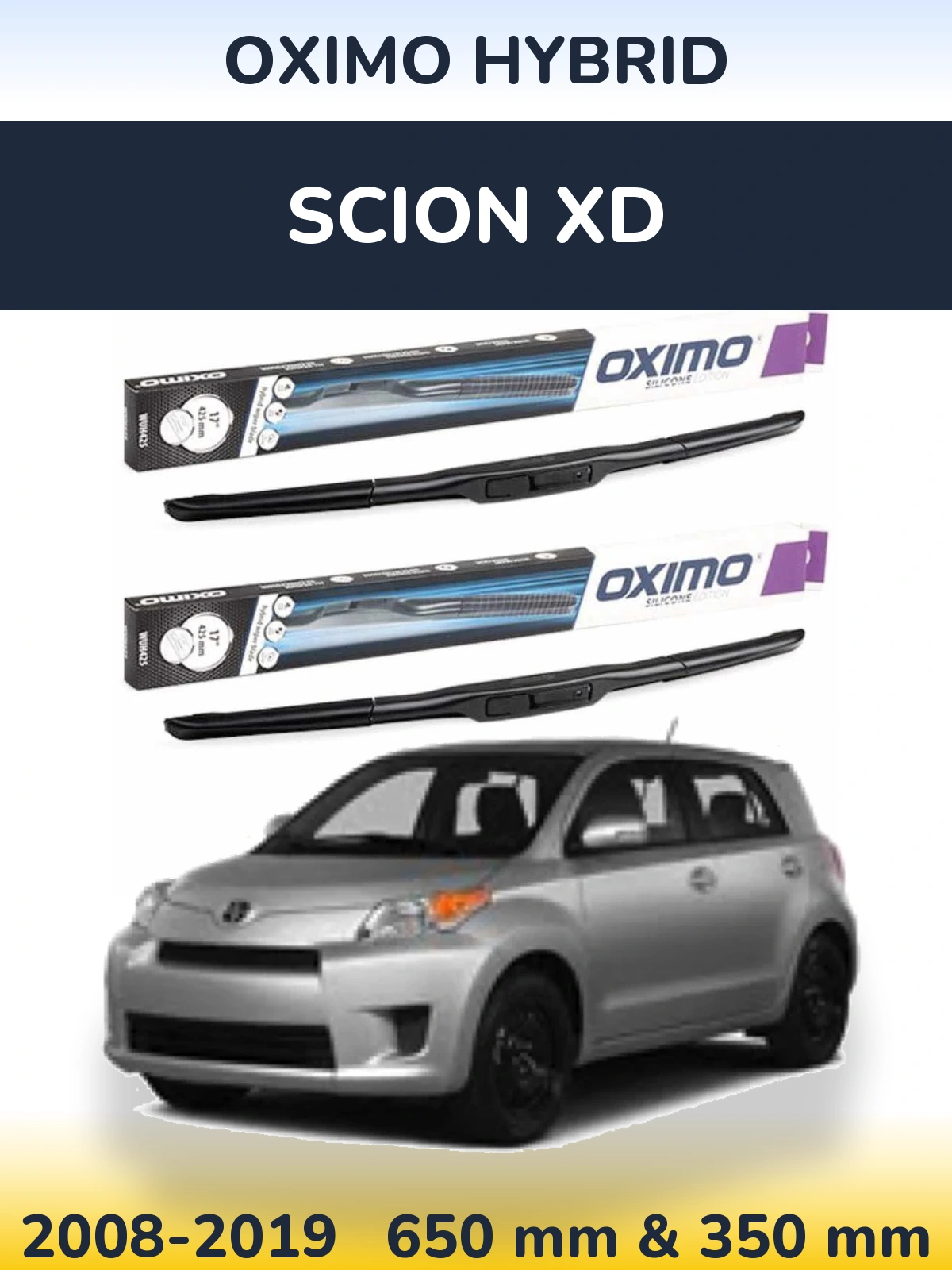 Torkarblad Oximo Hybrid för Scion xD