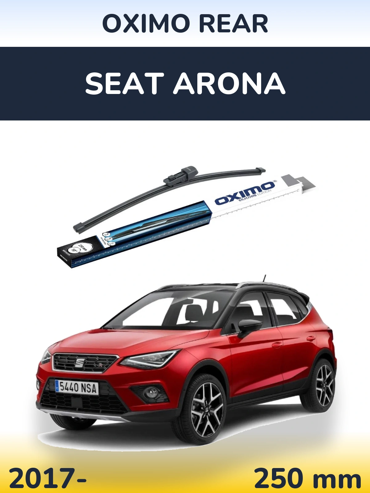 Torkarblad Oximo Rear för SEAT Arona