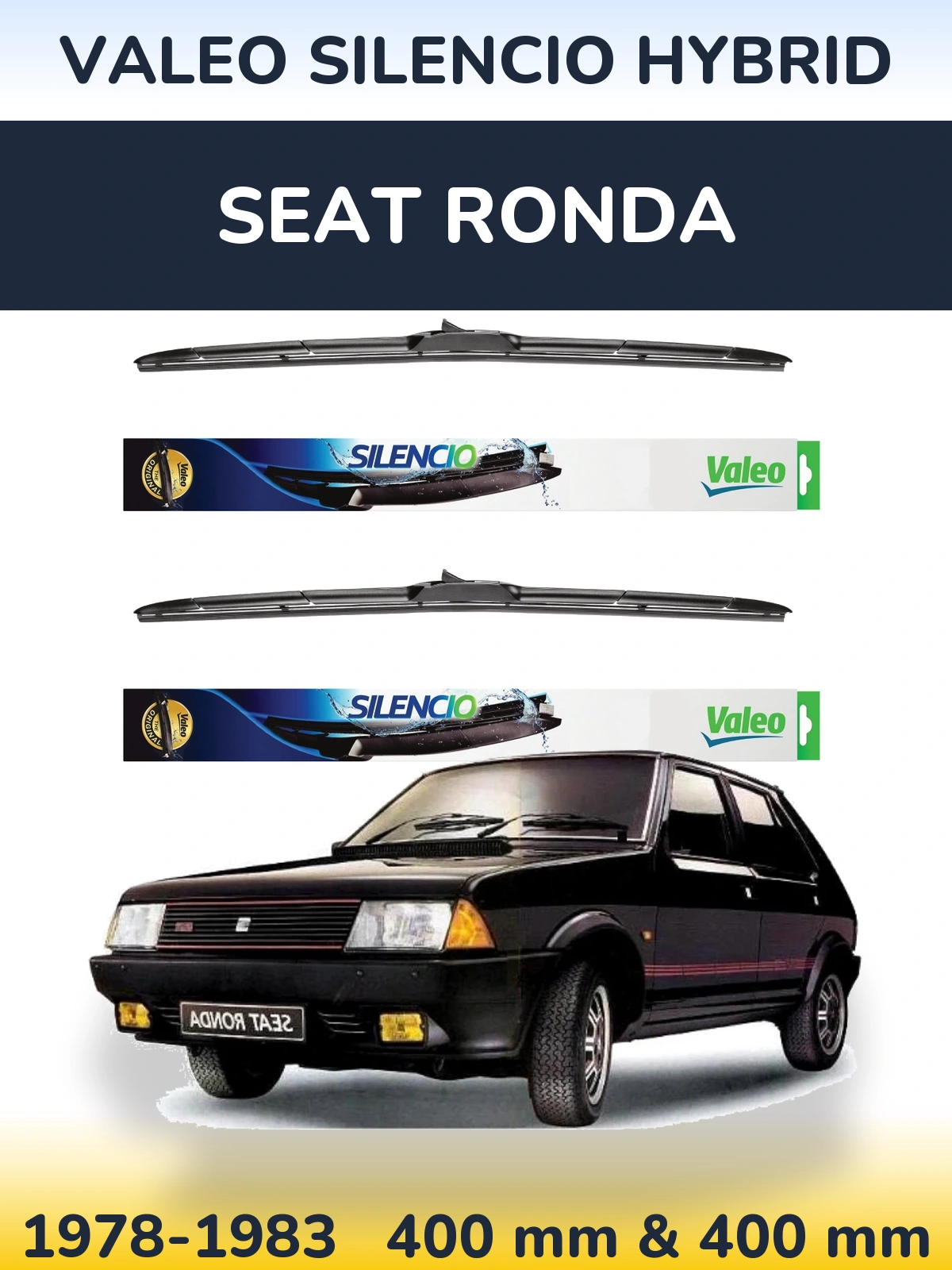 Torkarblad Valeo Silencio Hybrid för SEAT Ronda