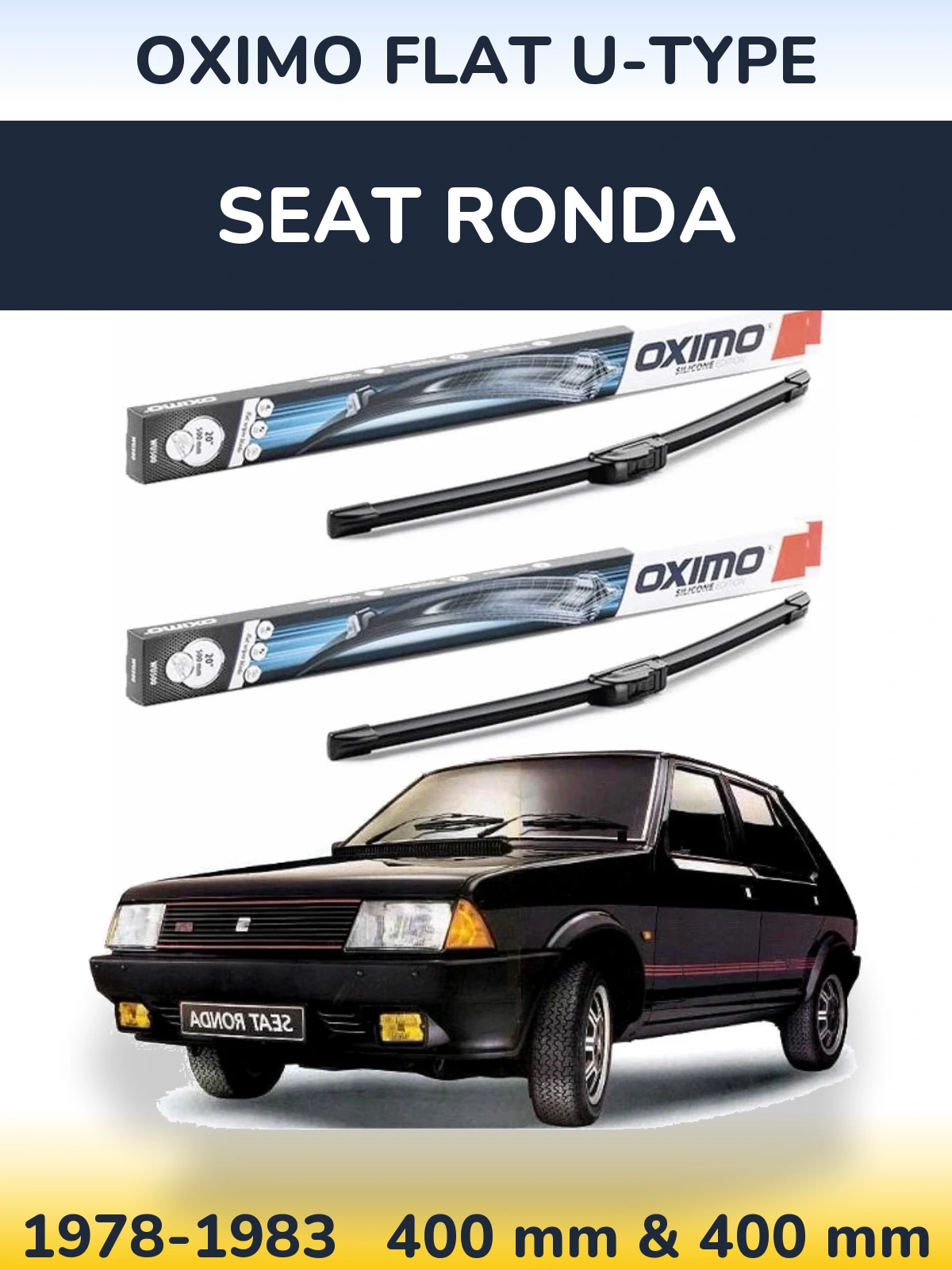 Torkarblad Oximo Flat U-type för SEAT Ronda
