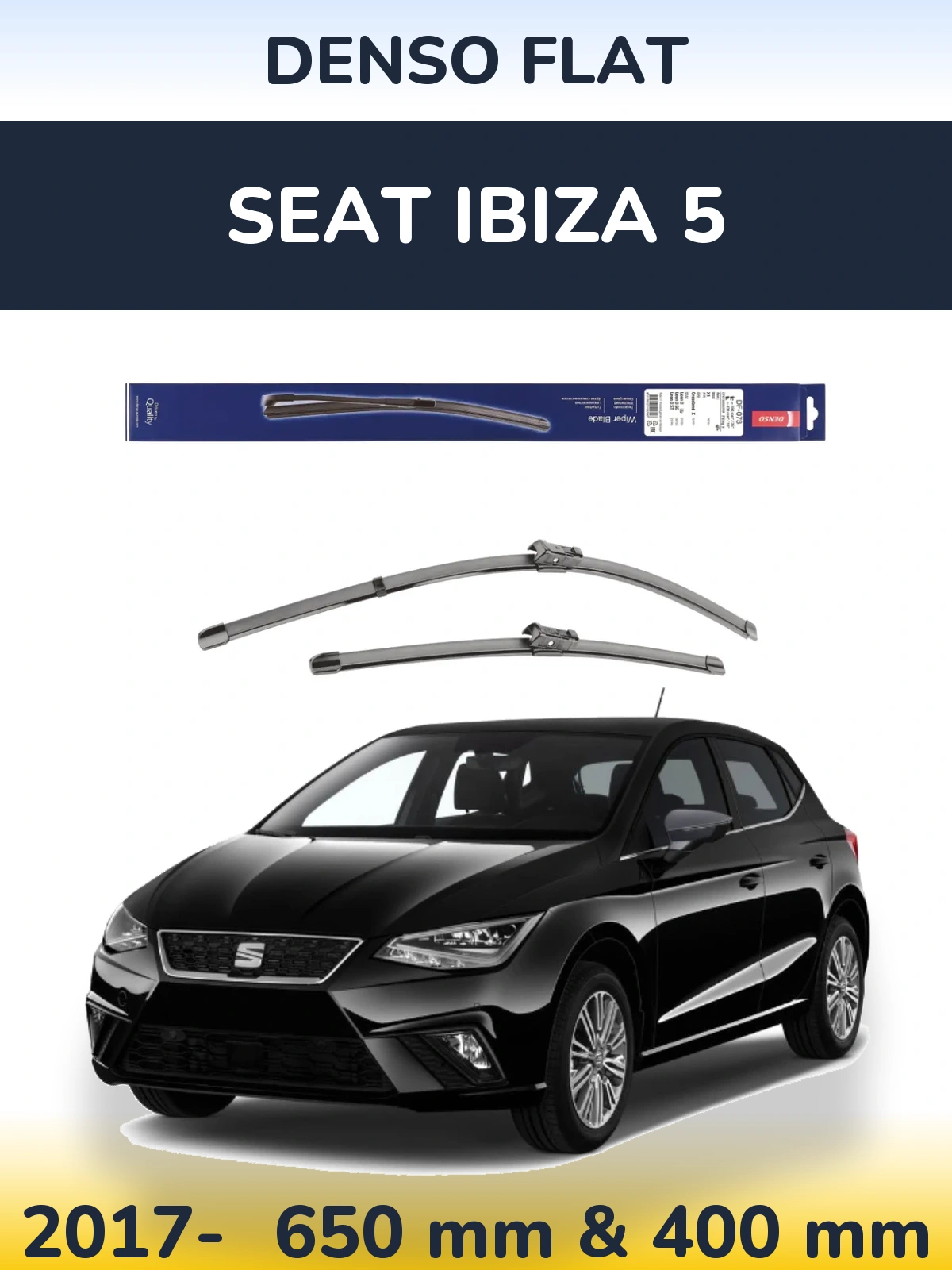 Torkarblad Denso Flat för SEAT Ibiza 5