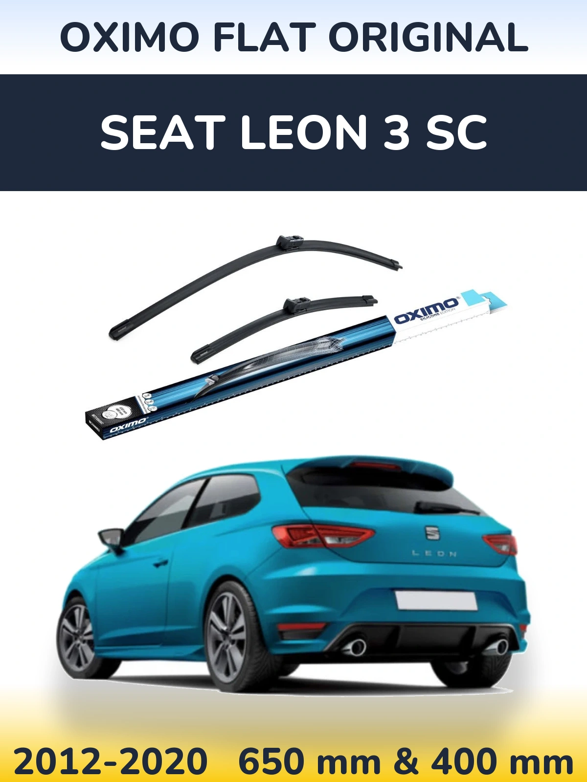 Torkarblad Oximo Flat Original för SEAT Leon 3 SC