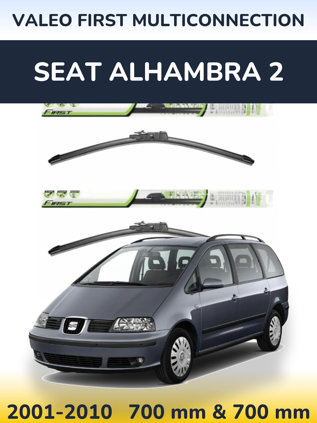 Torkarblad Valeo First MultiConnection för SEAT Alhambra 2
