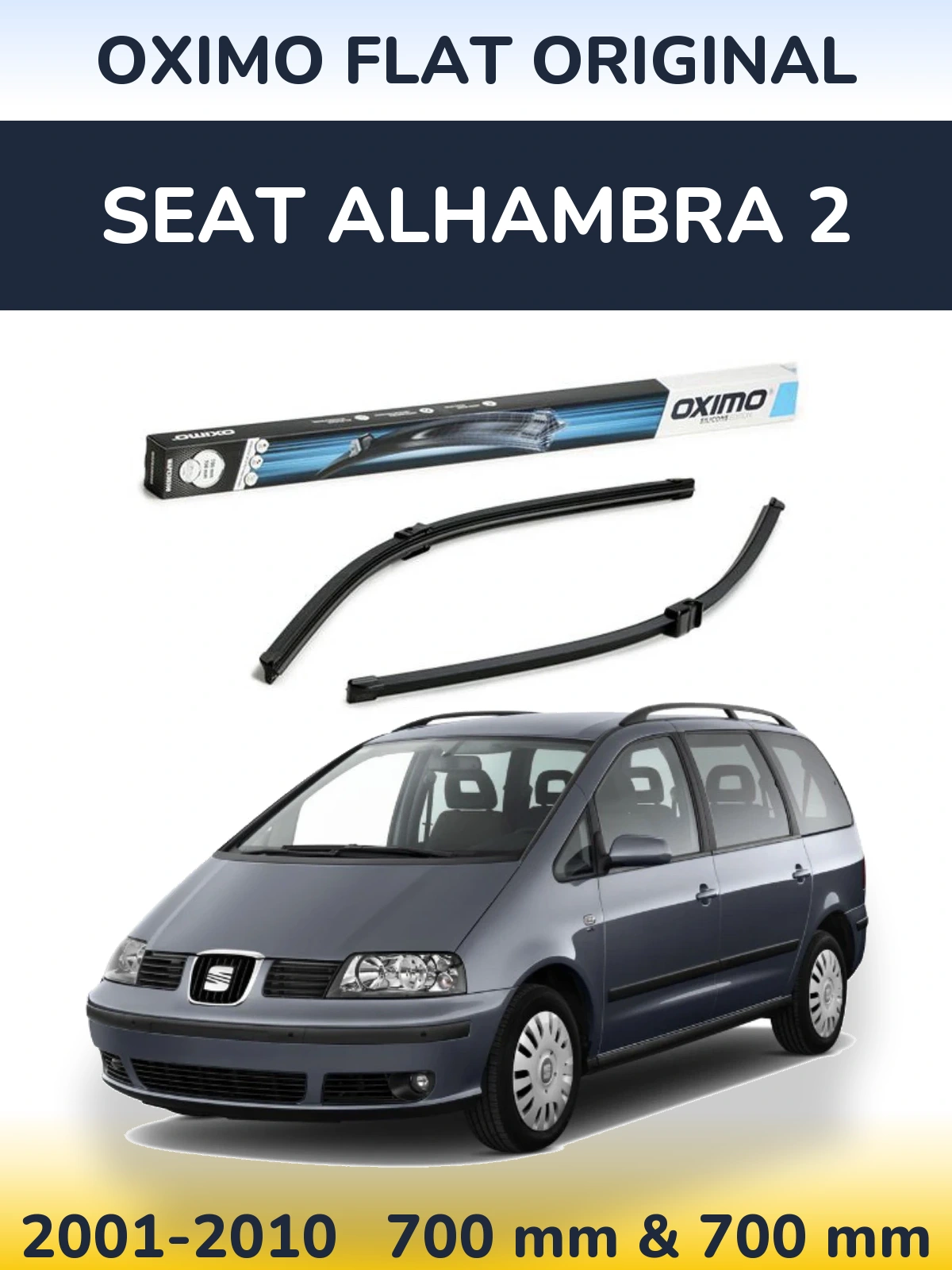 Torkarblad Oximo Flat Original för SEAT Alhambra 2