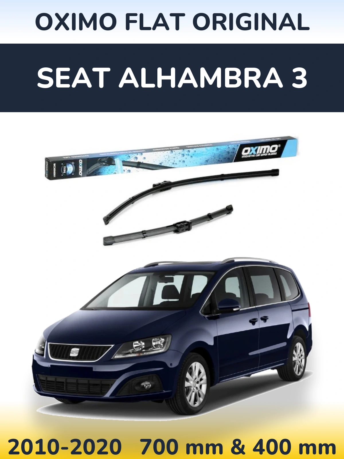Torkarblad Oximo Flat Original för SEAT Alhambra 3