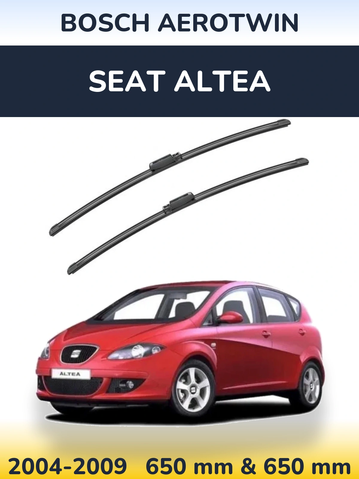 Torkarblad BOSCH AeroTwin för SEAT Altea