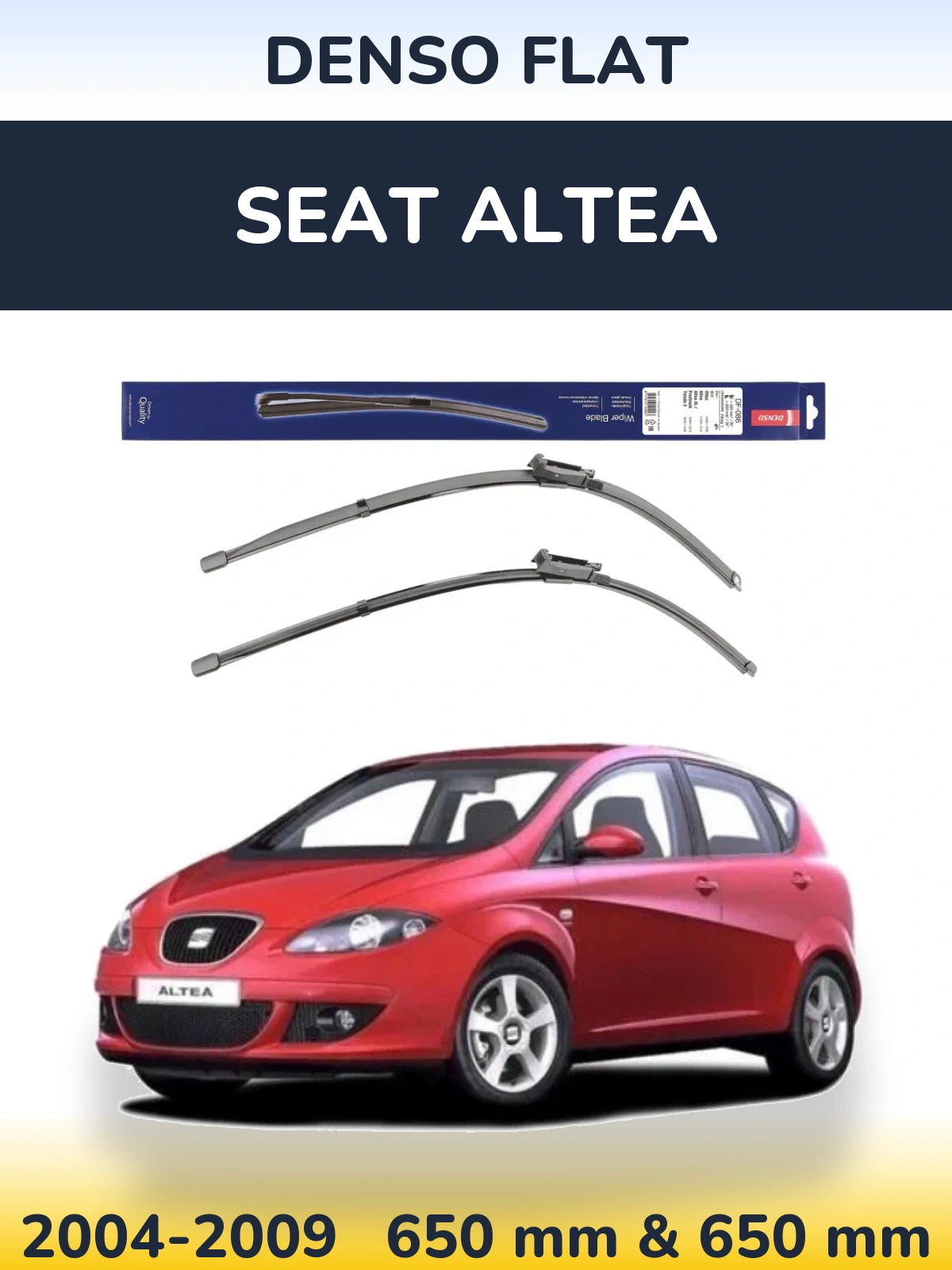 Torkarblad Denso Flat för SEAT Altea