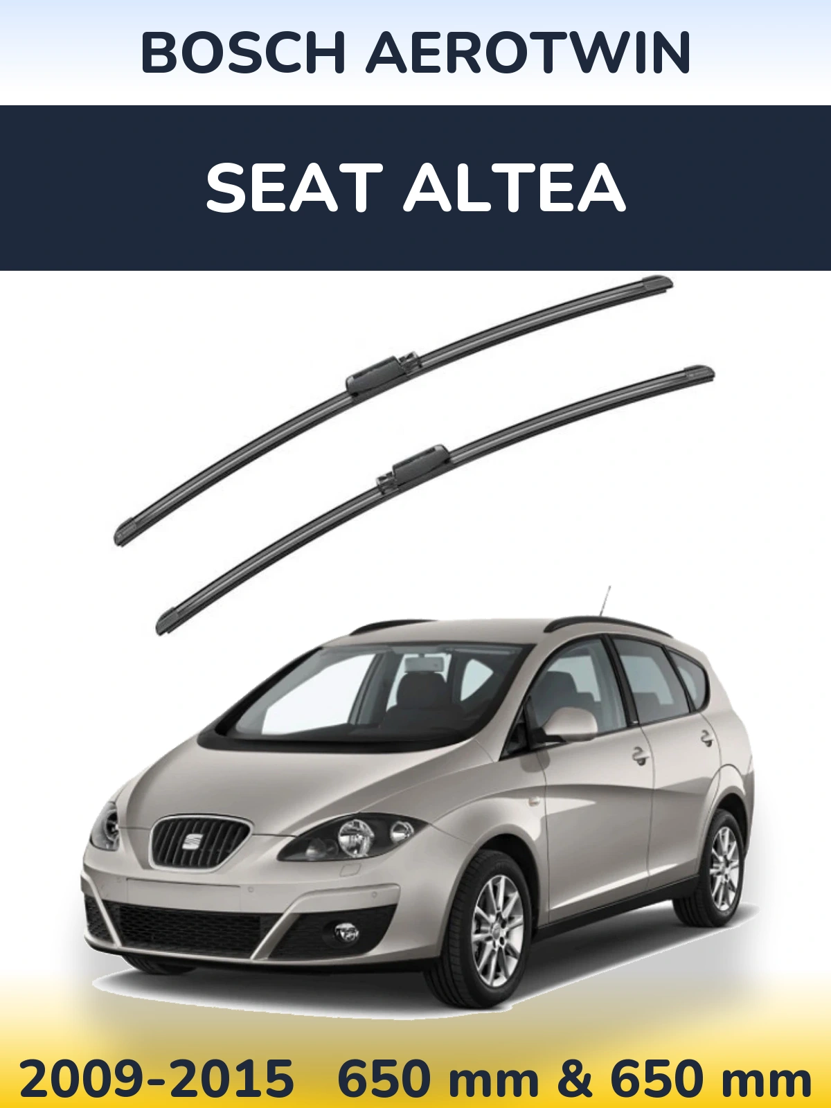Torkarblad BOSCH AeroTwin för SEAT Altea