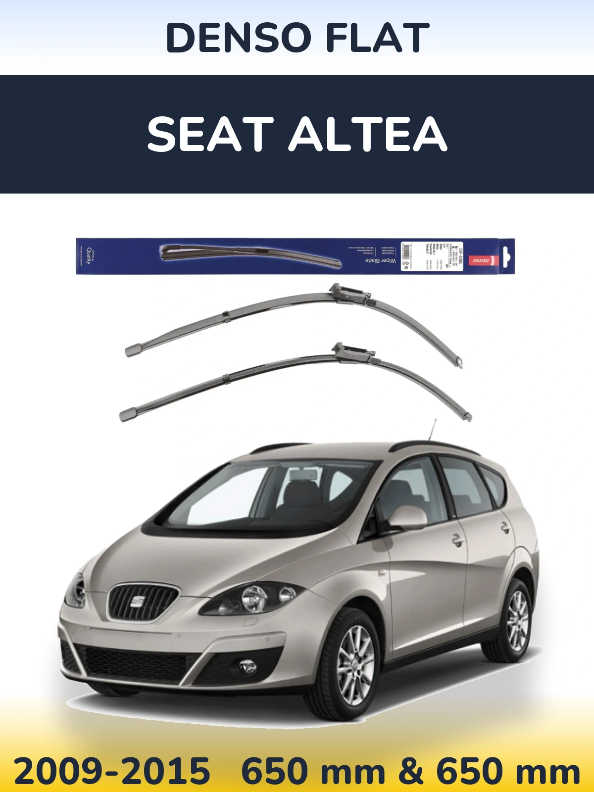 Torkarblad Denso Flat för SEAT Altea