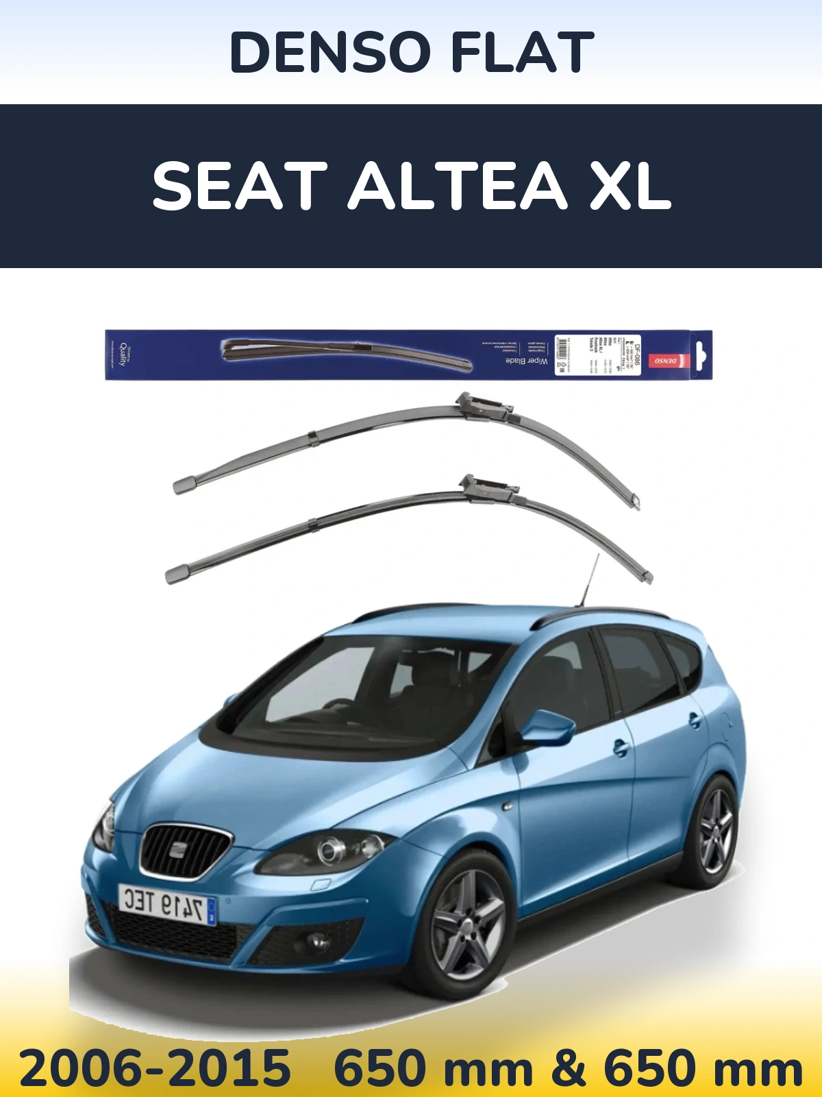 Torkarblad Denso Flat för SEAT Altea XL