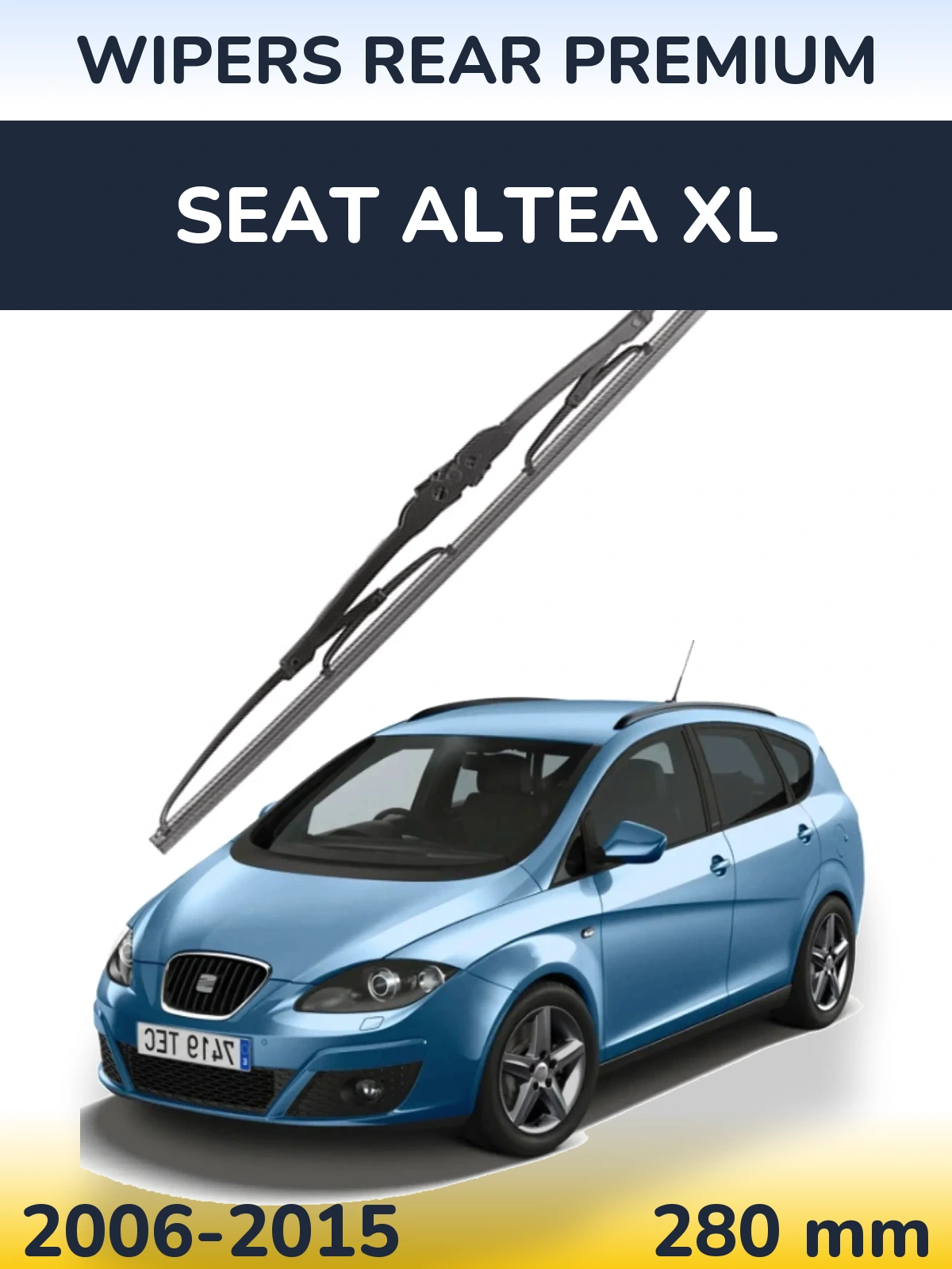 Torkarblad WIPERS REAR PREMIUM för SEAT Altea XL