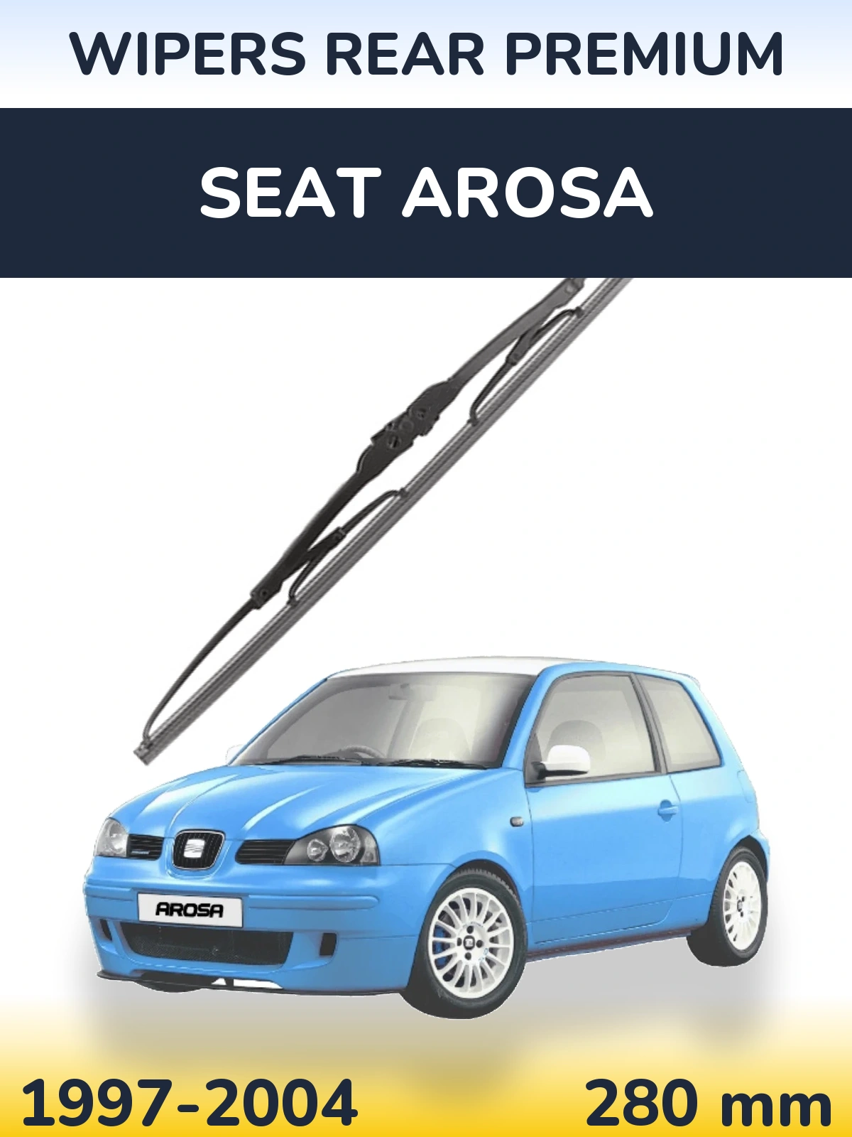 Задний дворник WIPERS REAR PREMIUM 280 мм для SEAT Arosa 1997-2004