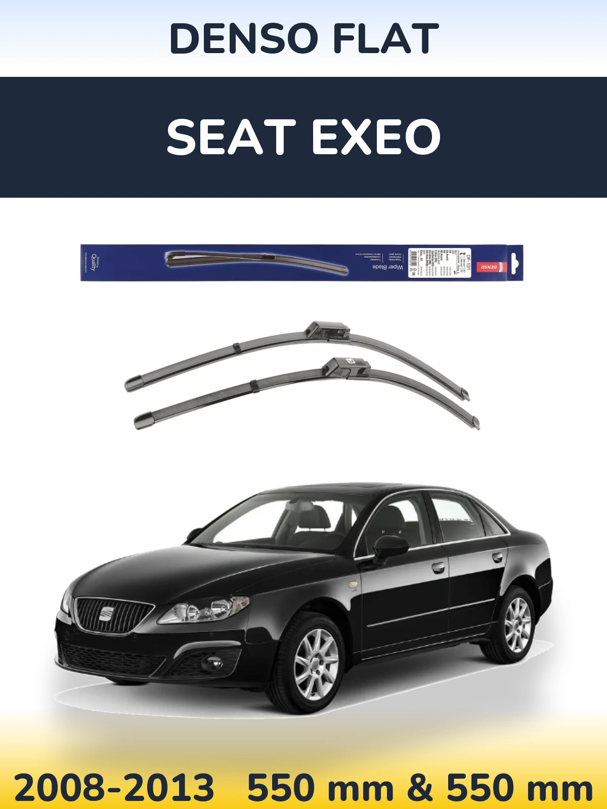Torkarblad Denso Flat för SEAT Exeo