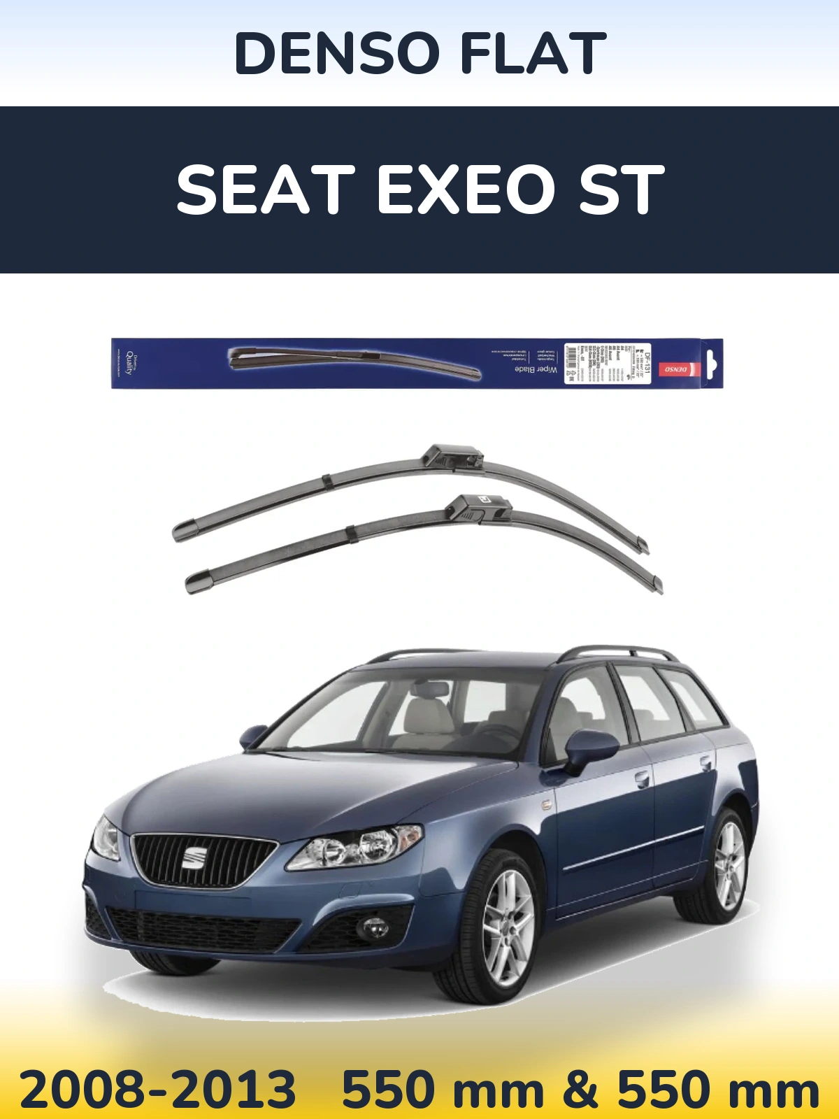 Torkarblad Denso Flat för SEAT Exeo ST