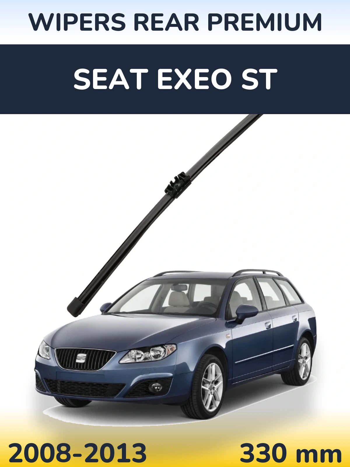 Задний дворник WIPERS REAR PREMIUM 330 мм для SEAT Exeo ST 2008-2013