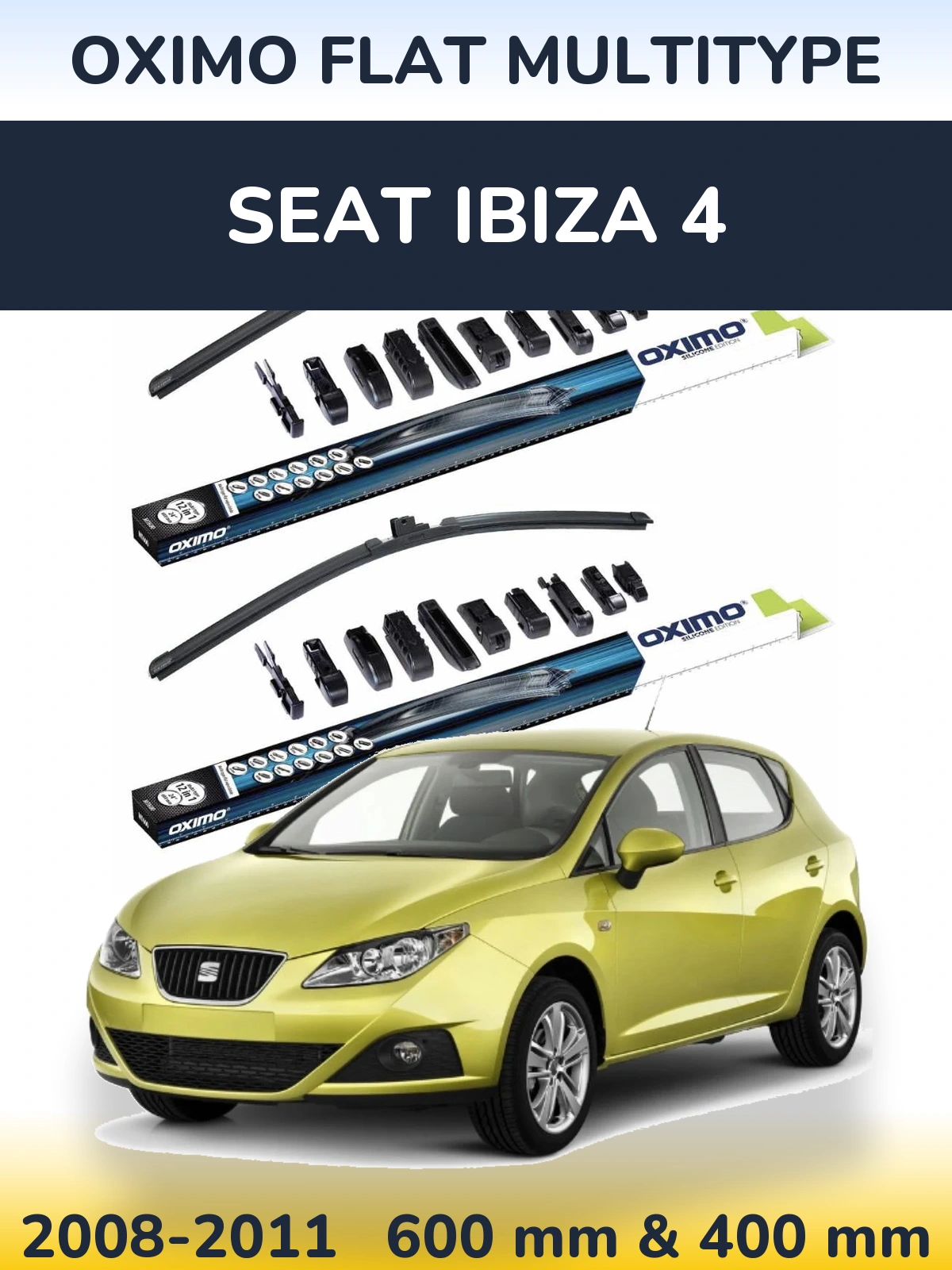 Torkarblad Oximo Flat MultiType för SEAT Ibiza 4