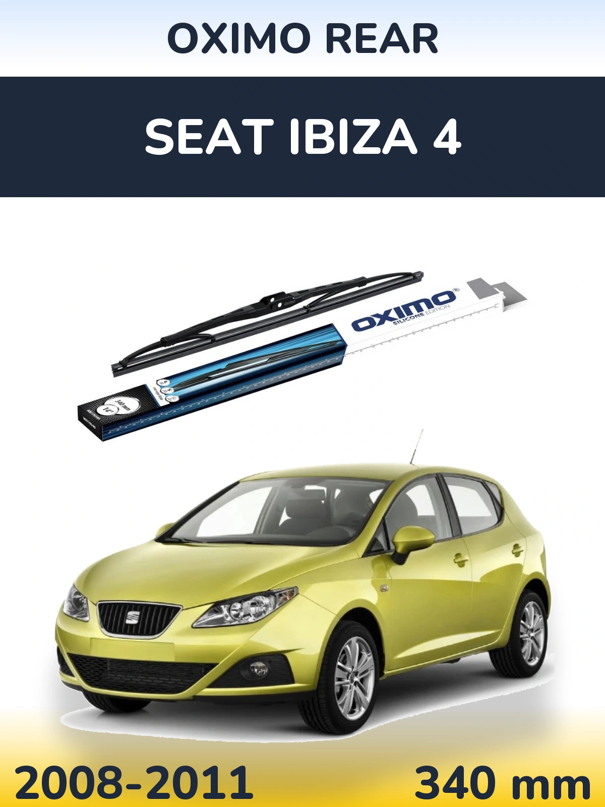 Torkarblad Oximo Rear för SEAT Ibiza 4